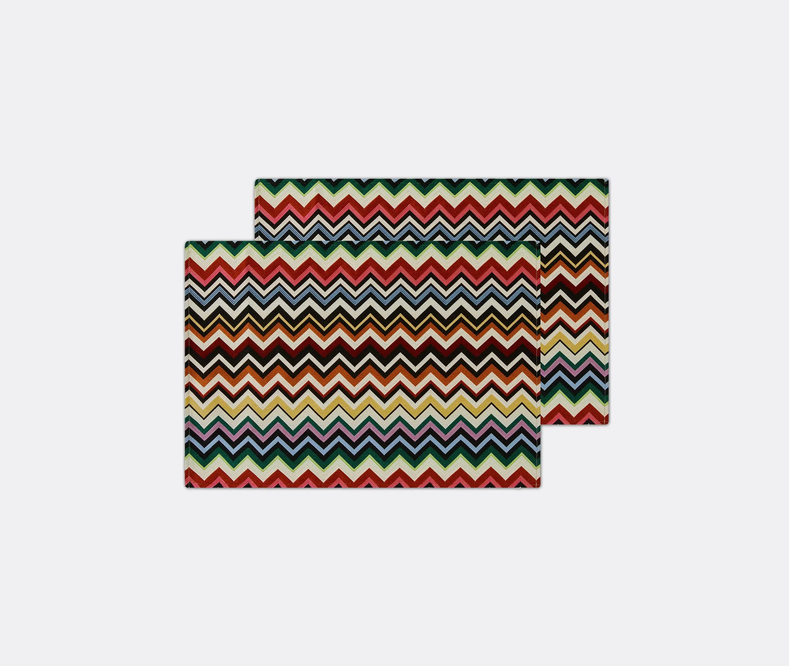 Rectangular Placemat Chevron Pattern - Multicolour