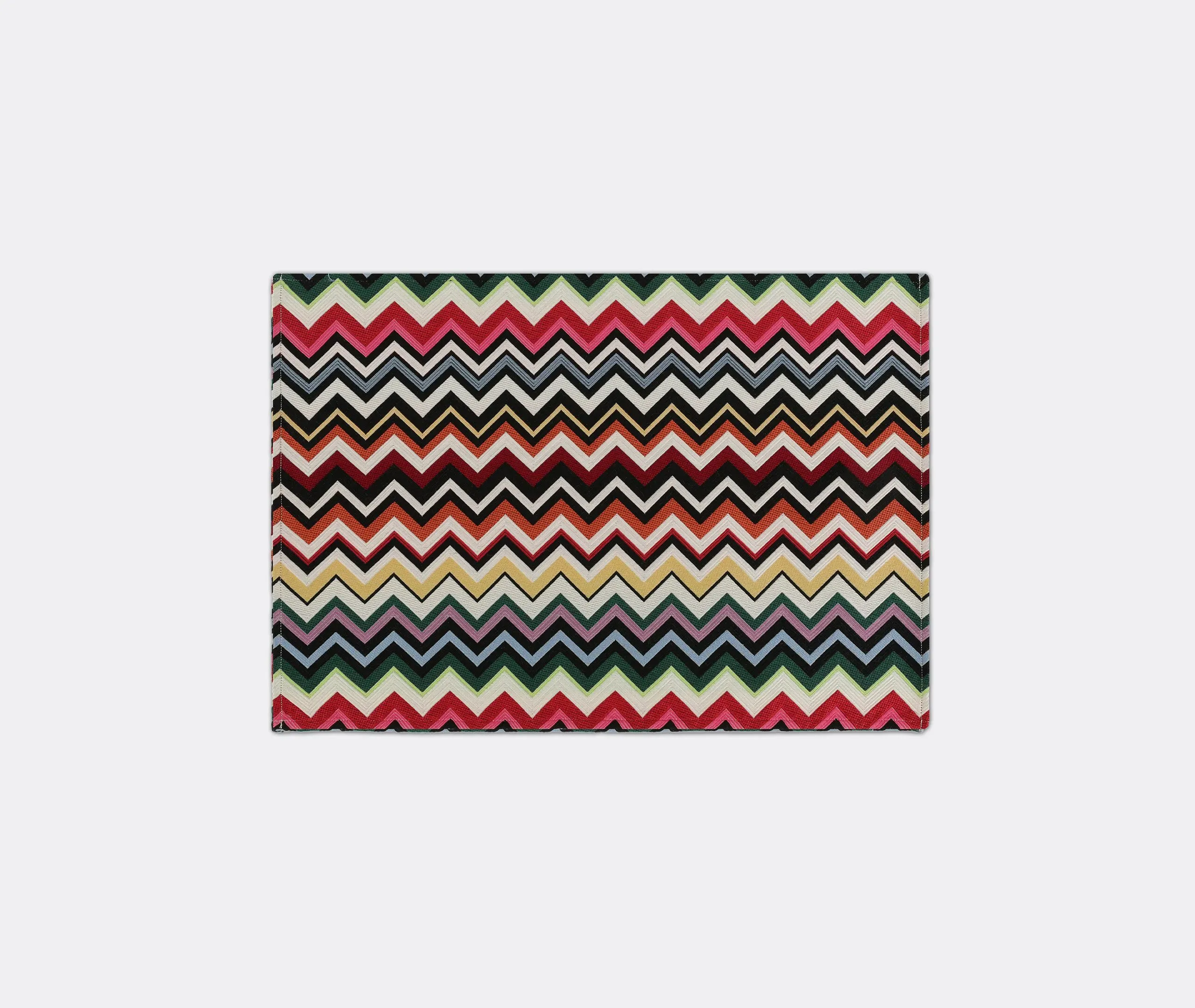 Rectangular Placemat Chevron Pattern - Multicolour image