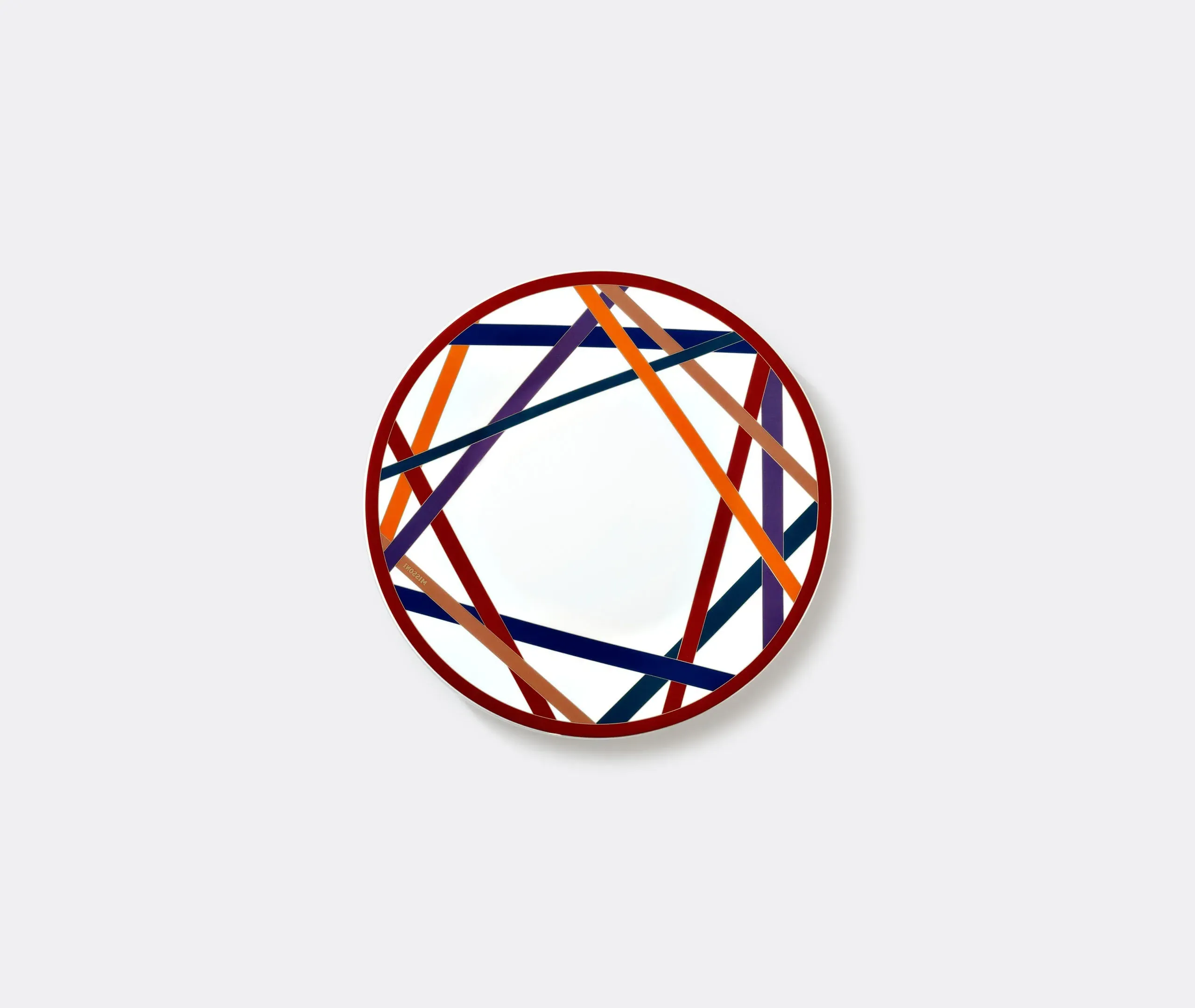 Round Serving Dish - Multicolor, Bone China image
