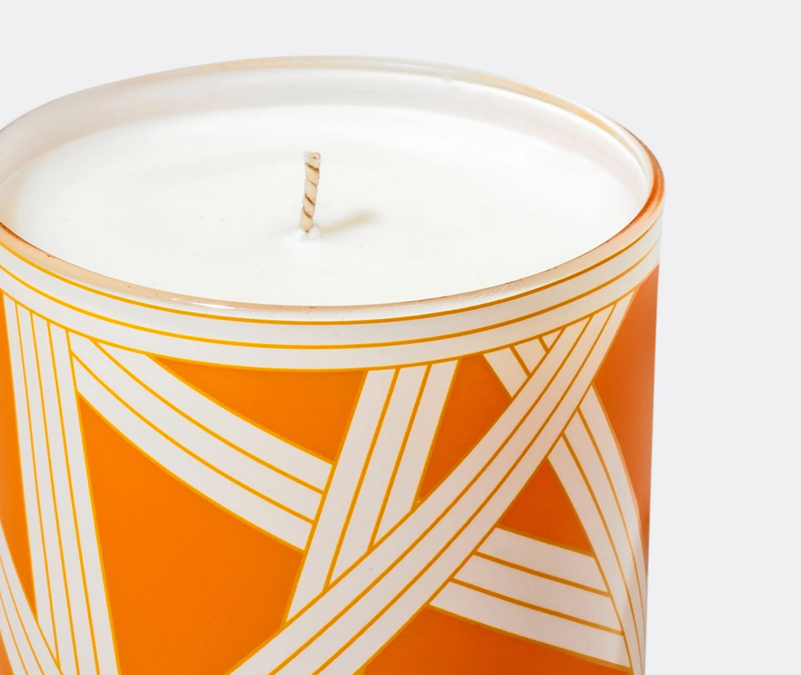 Scented Candle with Floral Aroma - Orange, China