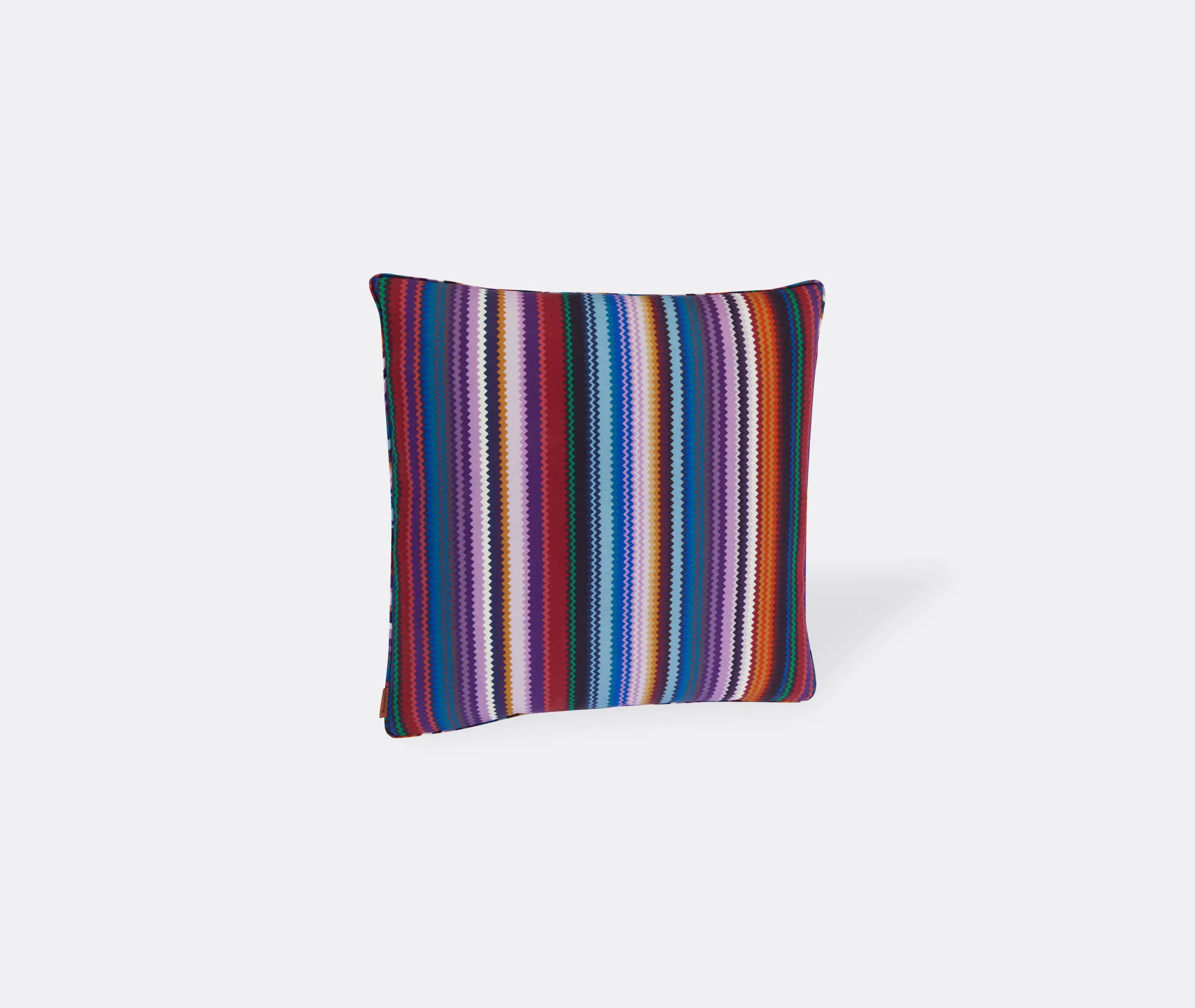 Shanghai Cushion - Blue Multicolor, Wool Satin