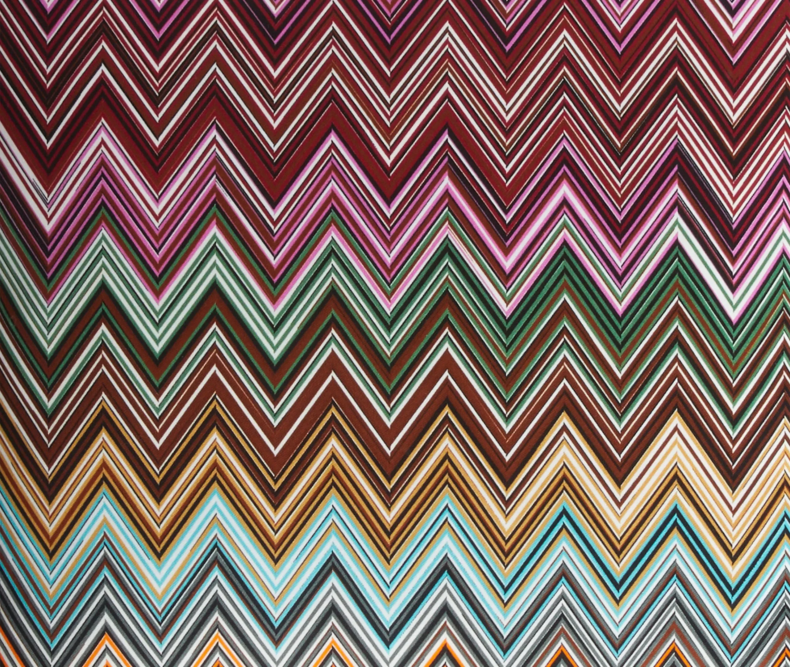 Small Cushion with Stripe Pattern - Multicolor