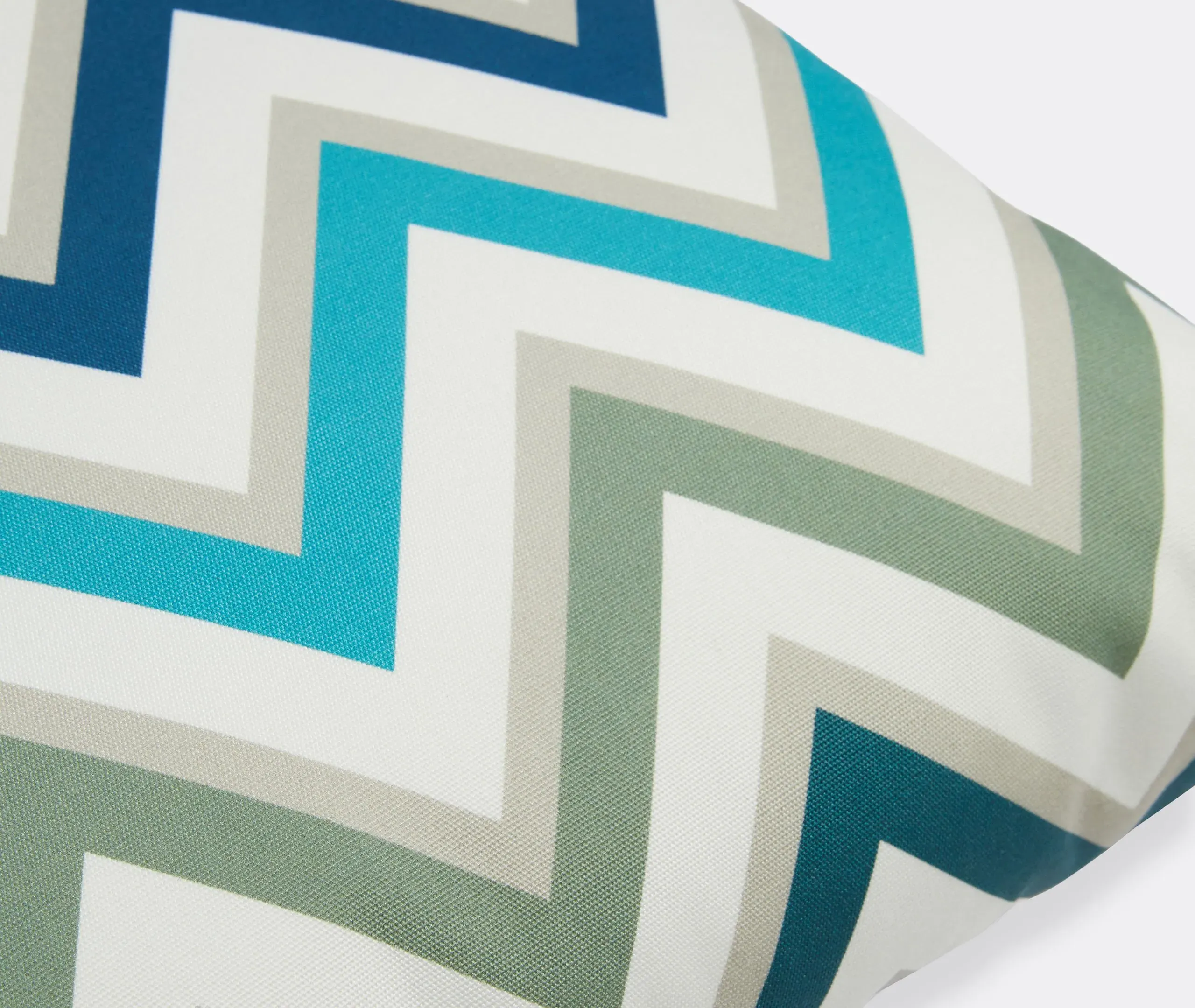 Small Outdoor Cushion with Zigzag - Multicolor