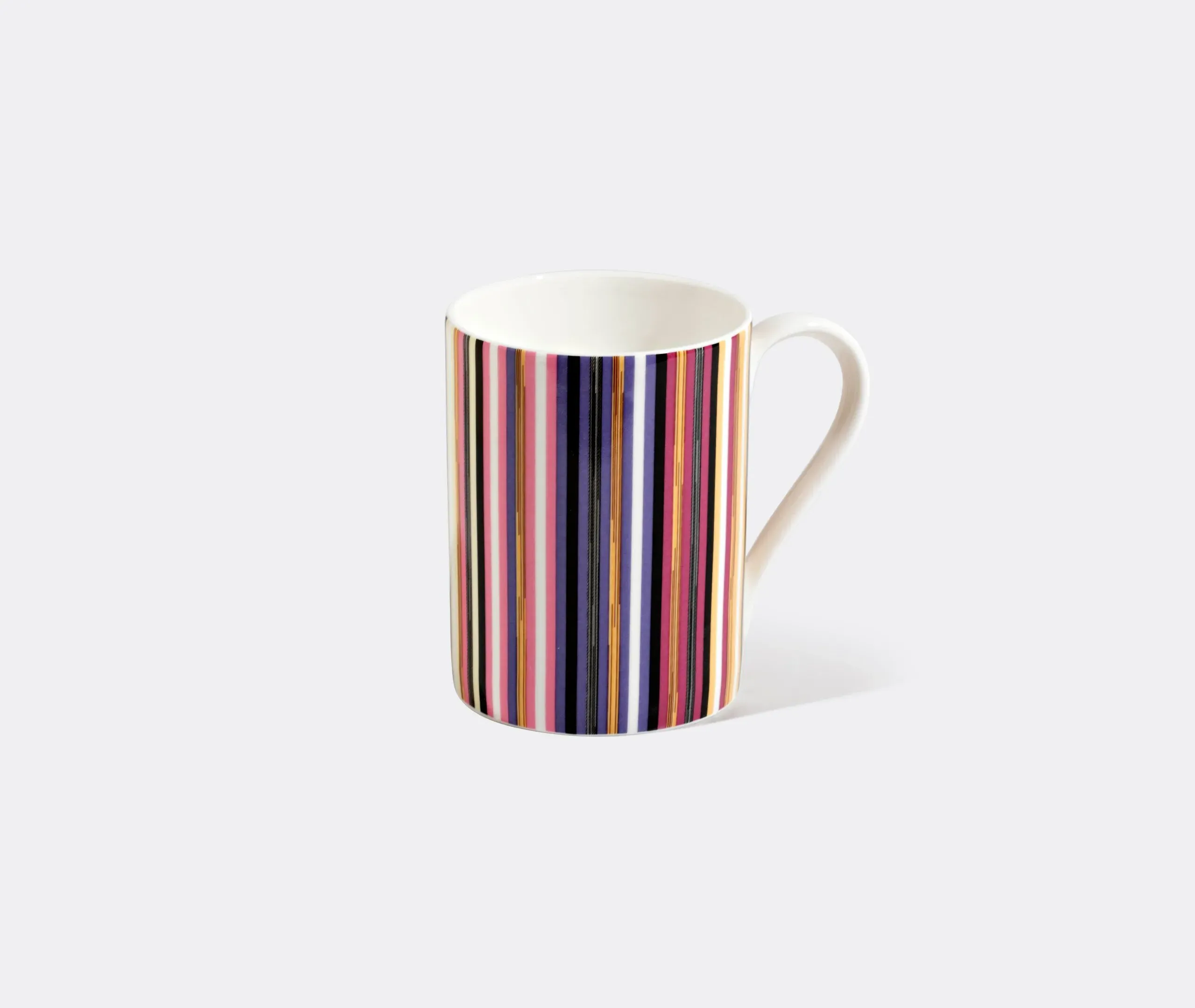 Striped Mug - Multicolour, Bone China