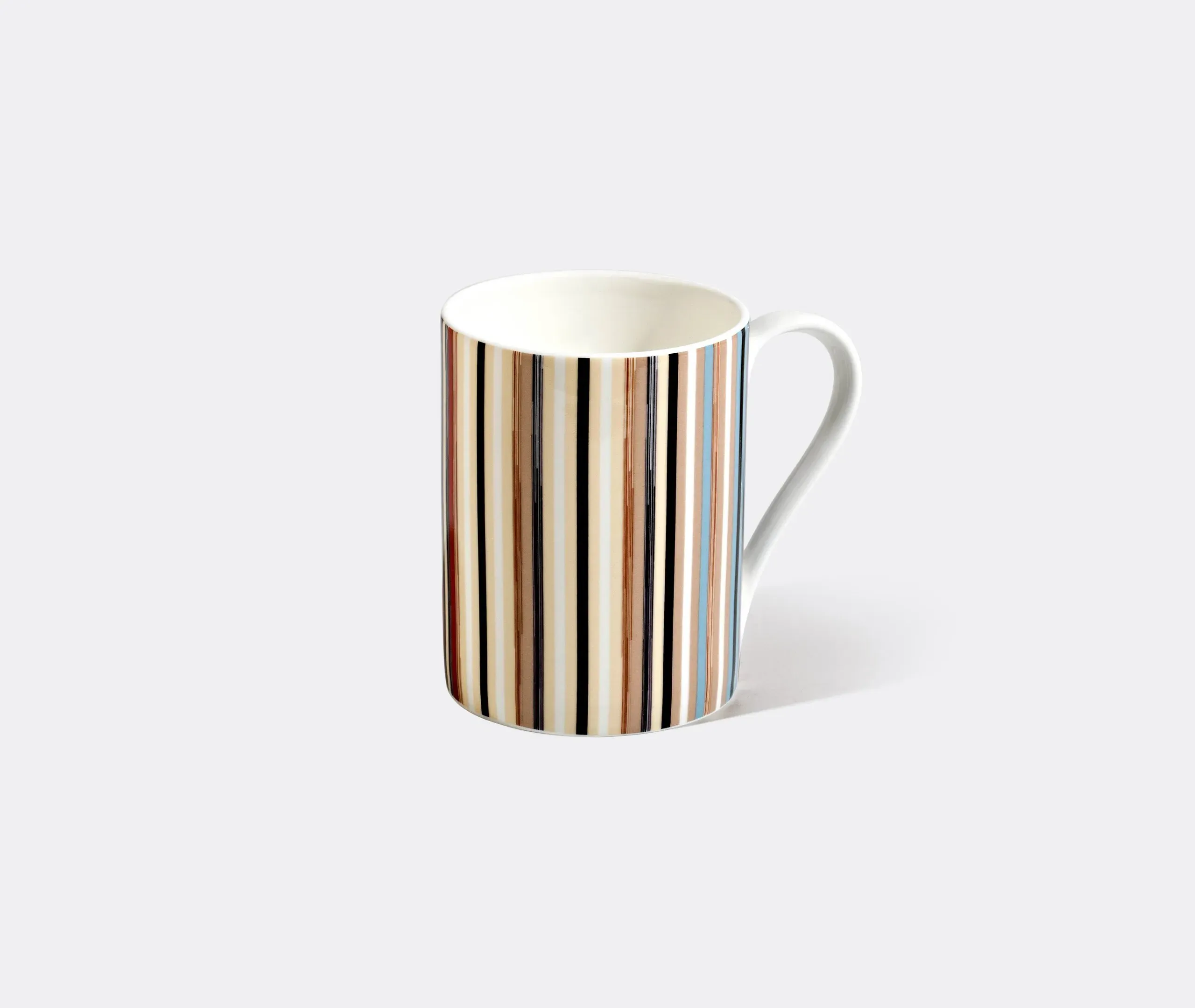 Striped Mug - Multicolour, Bone China
