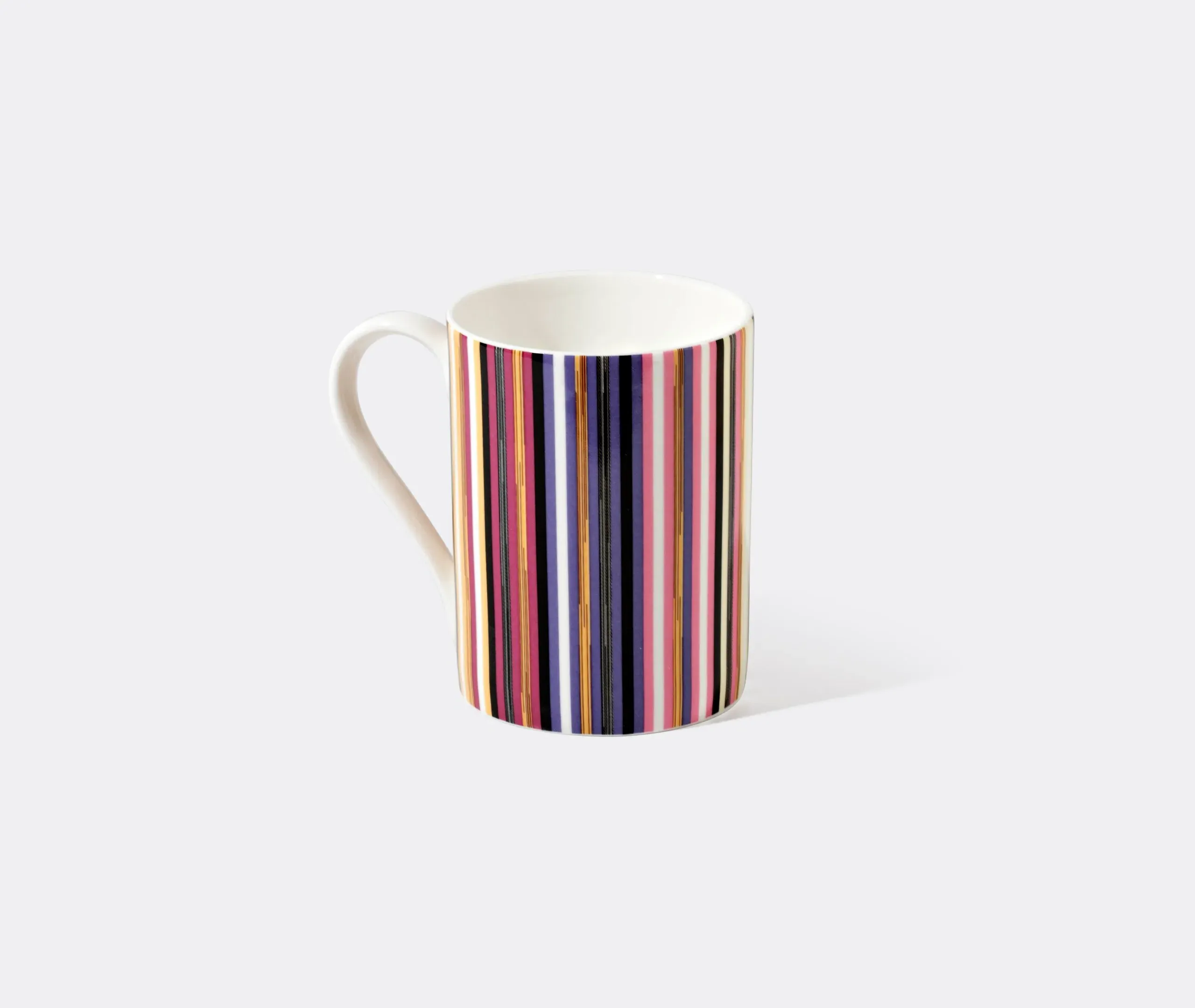 Striped Mug - Multicolour, Bone China image