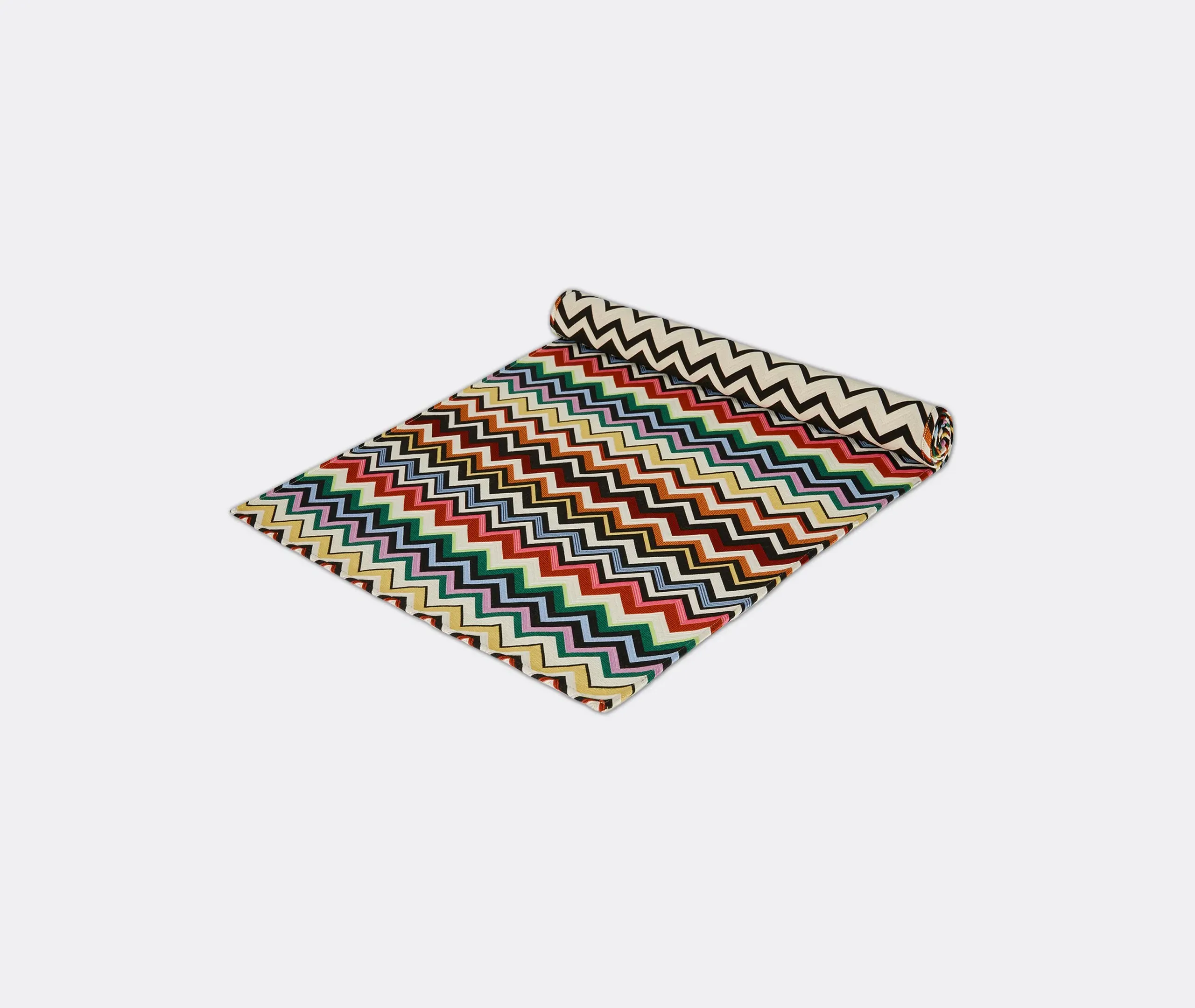 Table Runner with Chevron Pattern - Multicolour