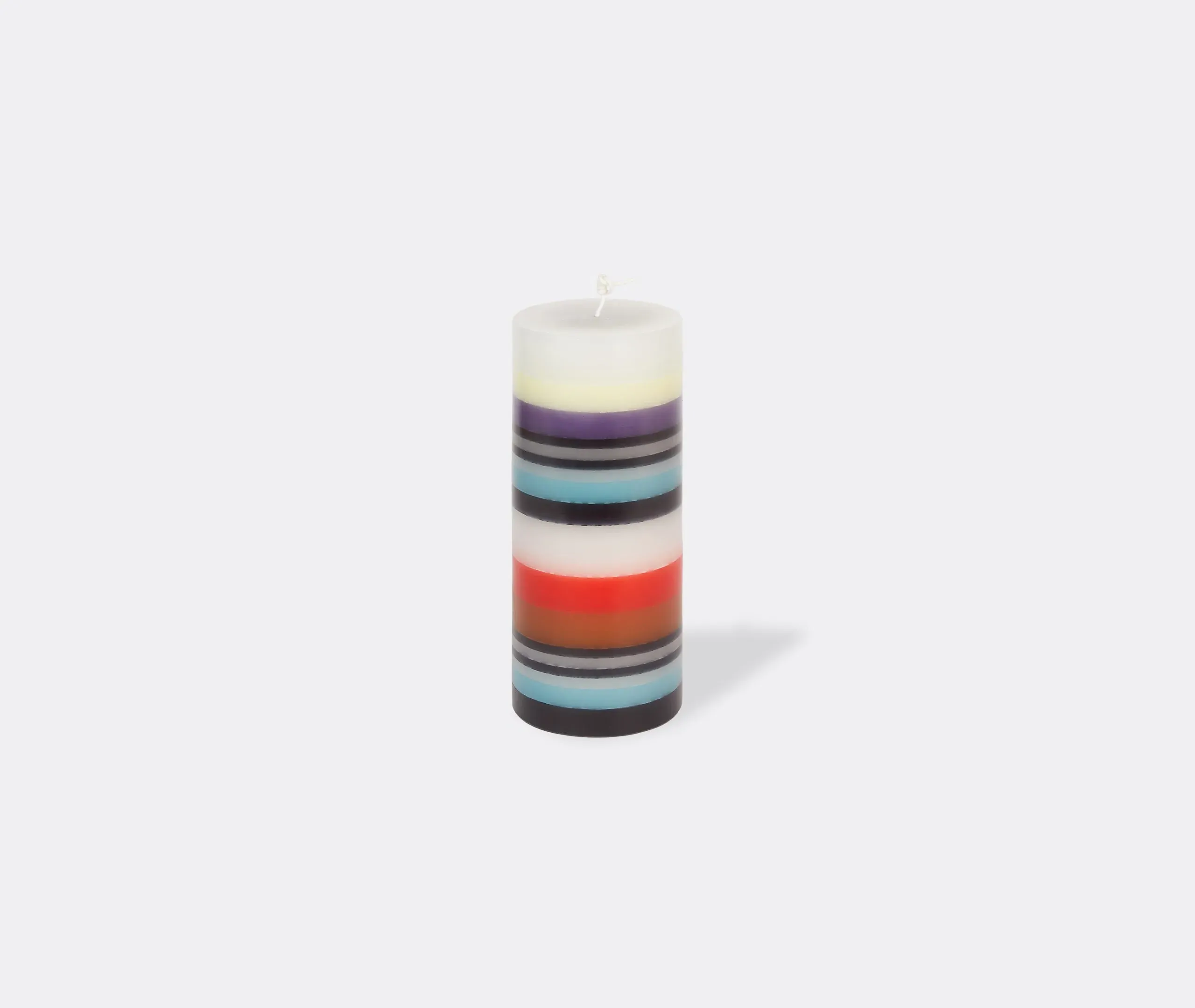 Tall Totem Candle - Red Multicolor, Wax