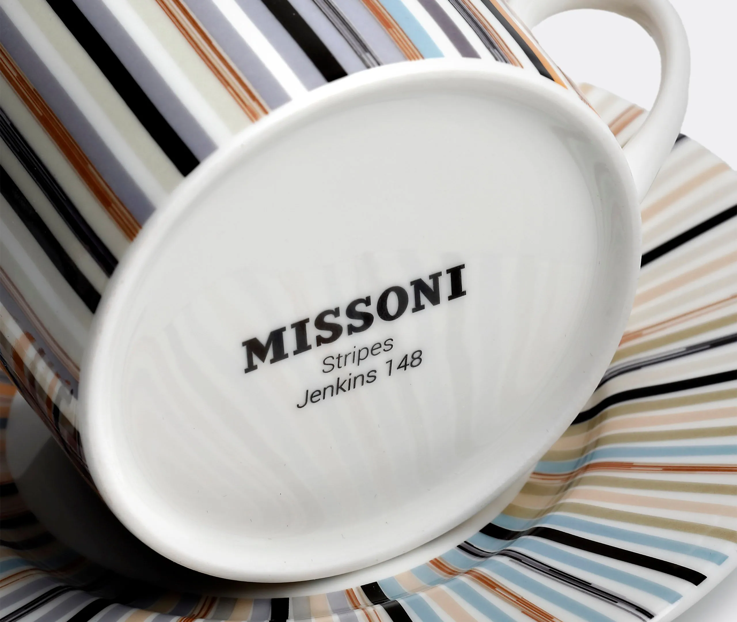 Teacup and Saucer Set - Multicolour, Bone China
