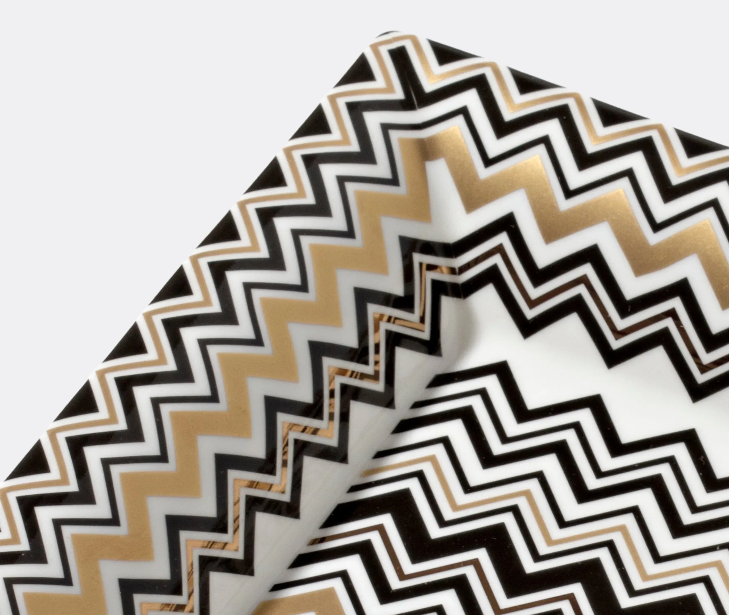 Zig Zag Gold Vide Poche - Multicolour