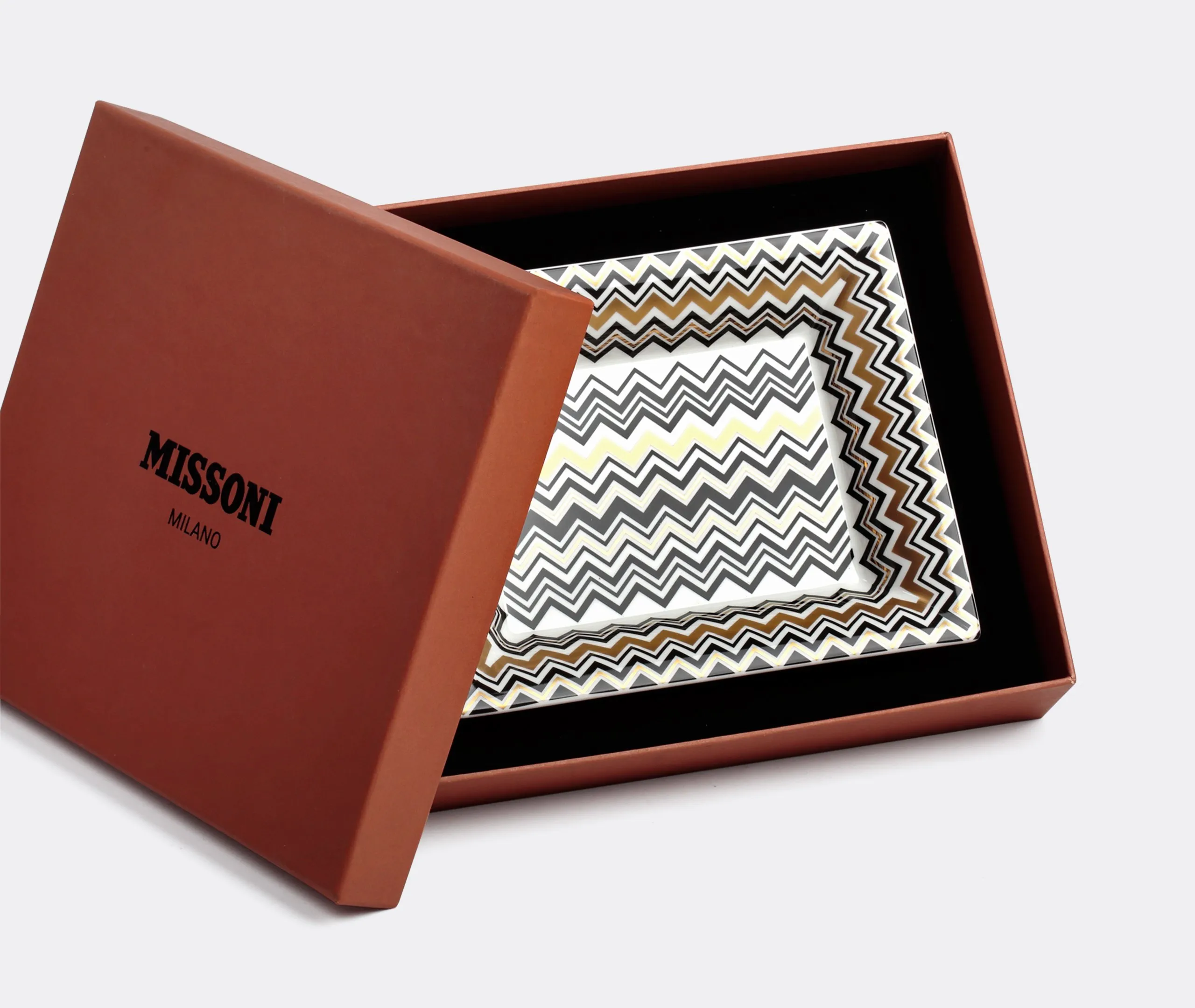 Zig Zag Gold Vide Poche - Multicolour