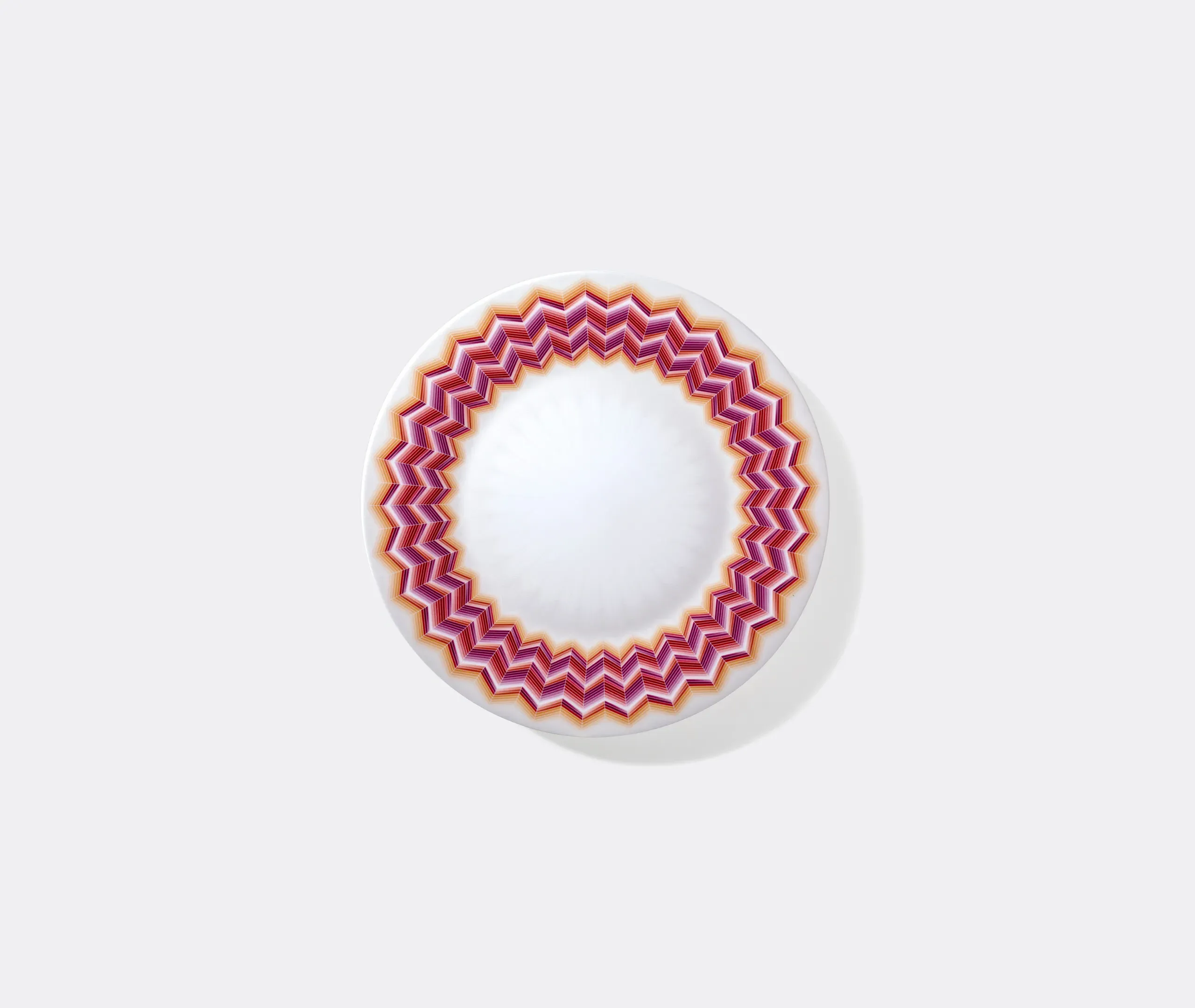 Zig Zag Jarris Charger Plate - Pink, Bone China product