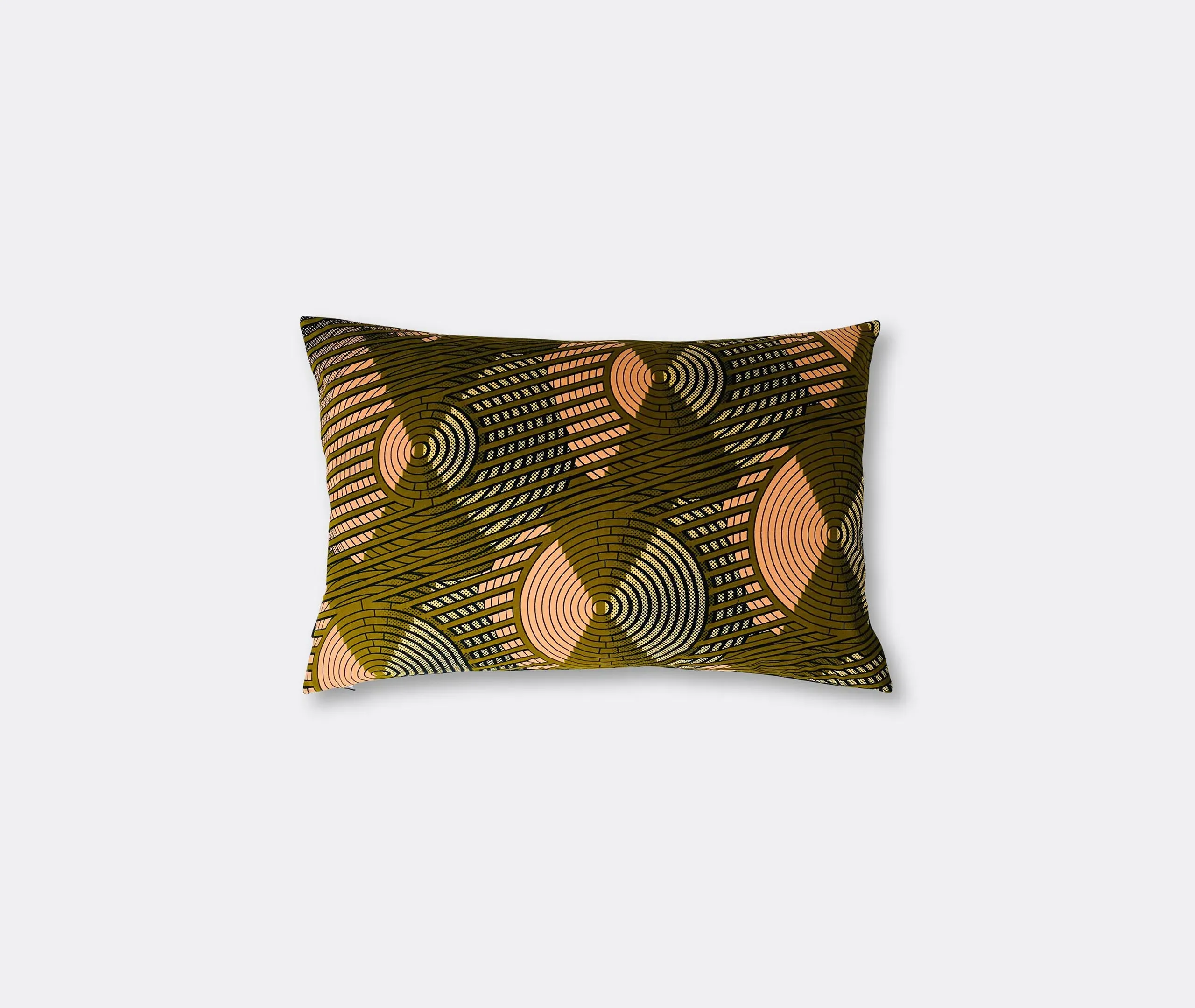 Circular Pattern Cushion - Multicolor, Cotton