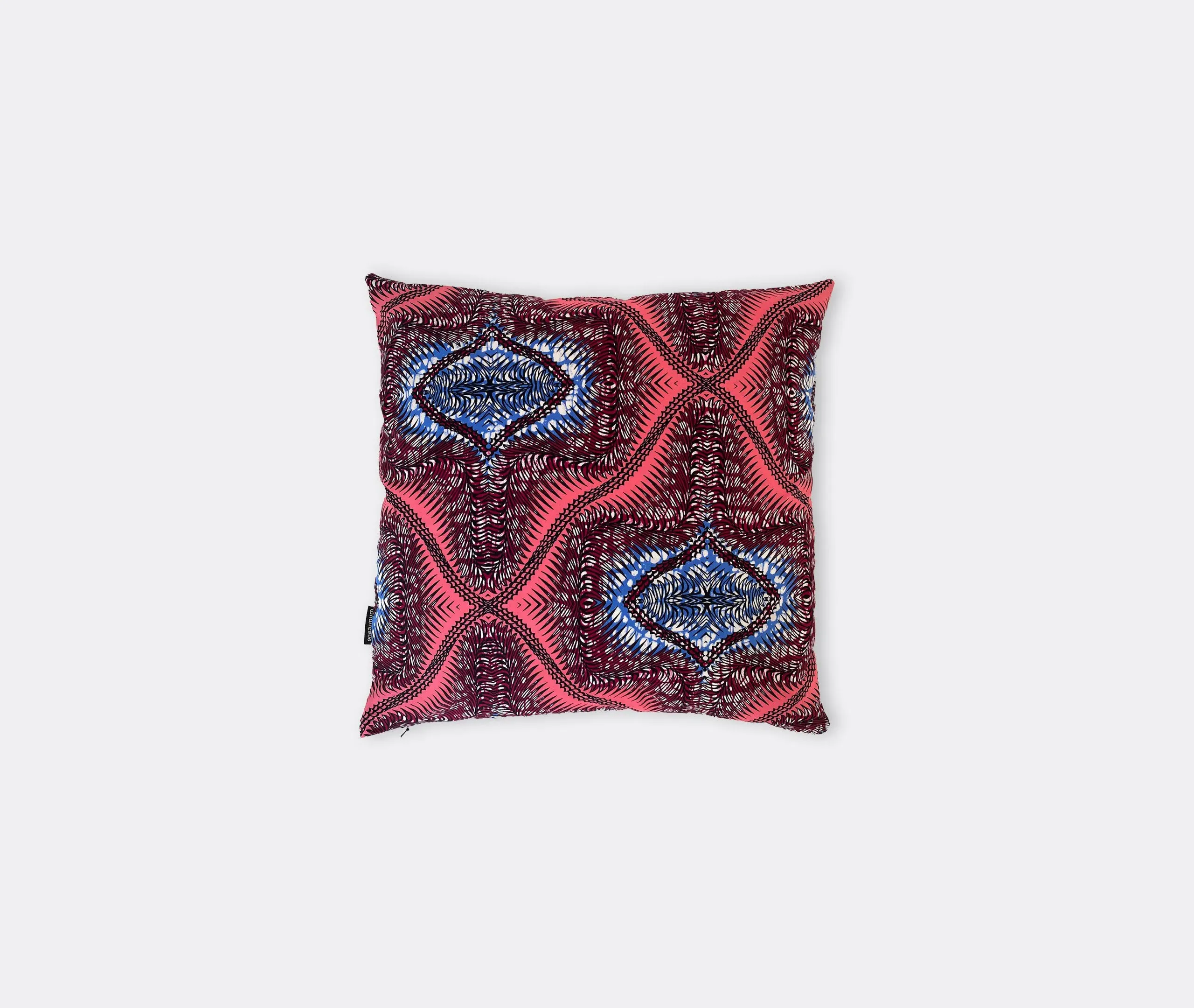 Decorative Cushion with Pattern - Multicolor, Cotton