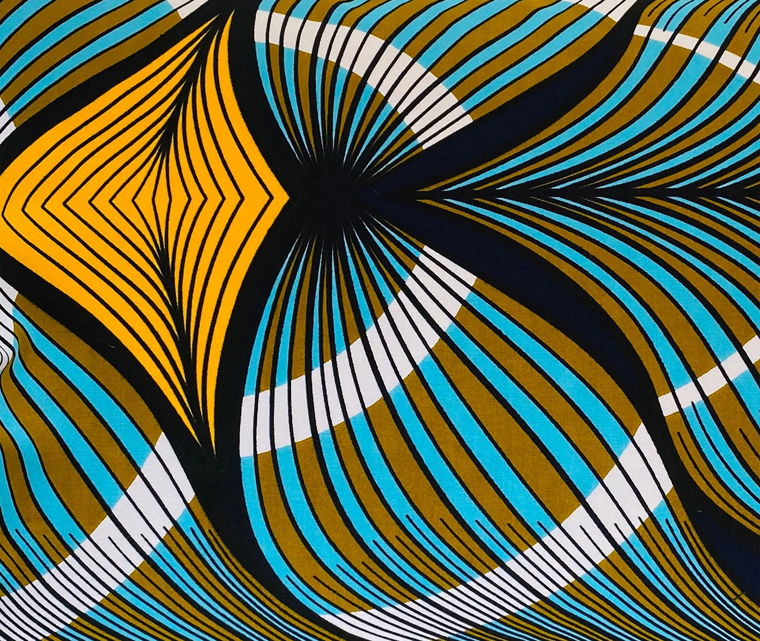 Iki Intertwined Cushion - Multicolor, Cotton Wax