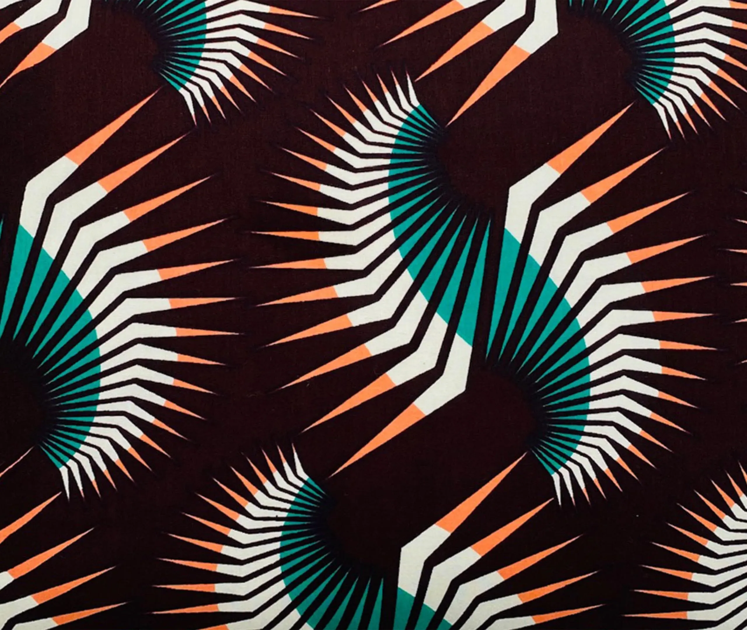 Iki Swirl Cushion - Multicolor, Cotton Wax