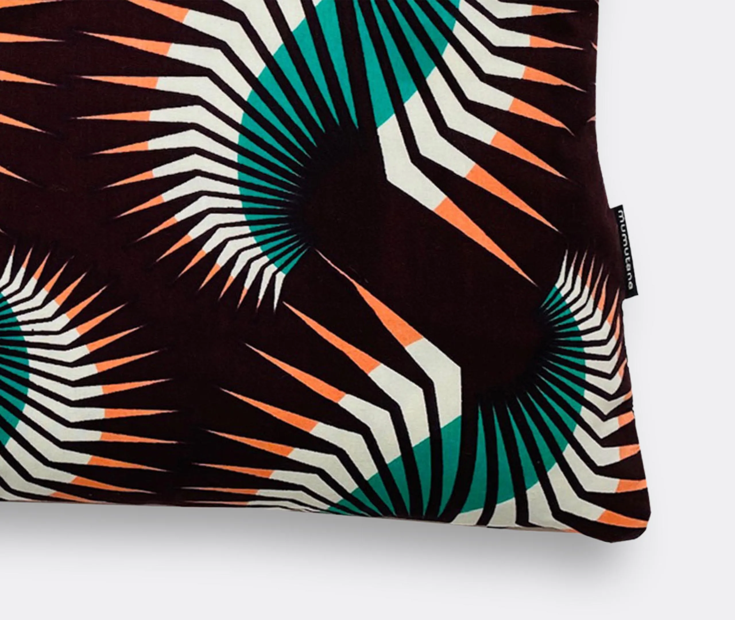 Swirl Pattern Cushion - Multicolor, Cotton
