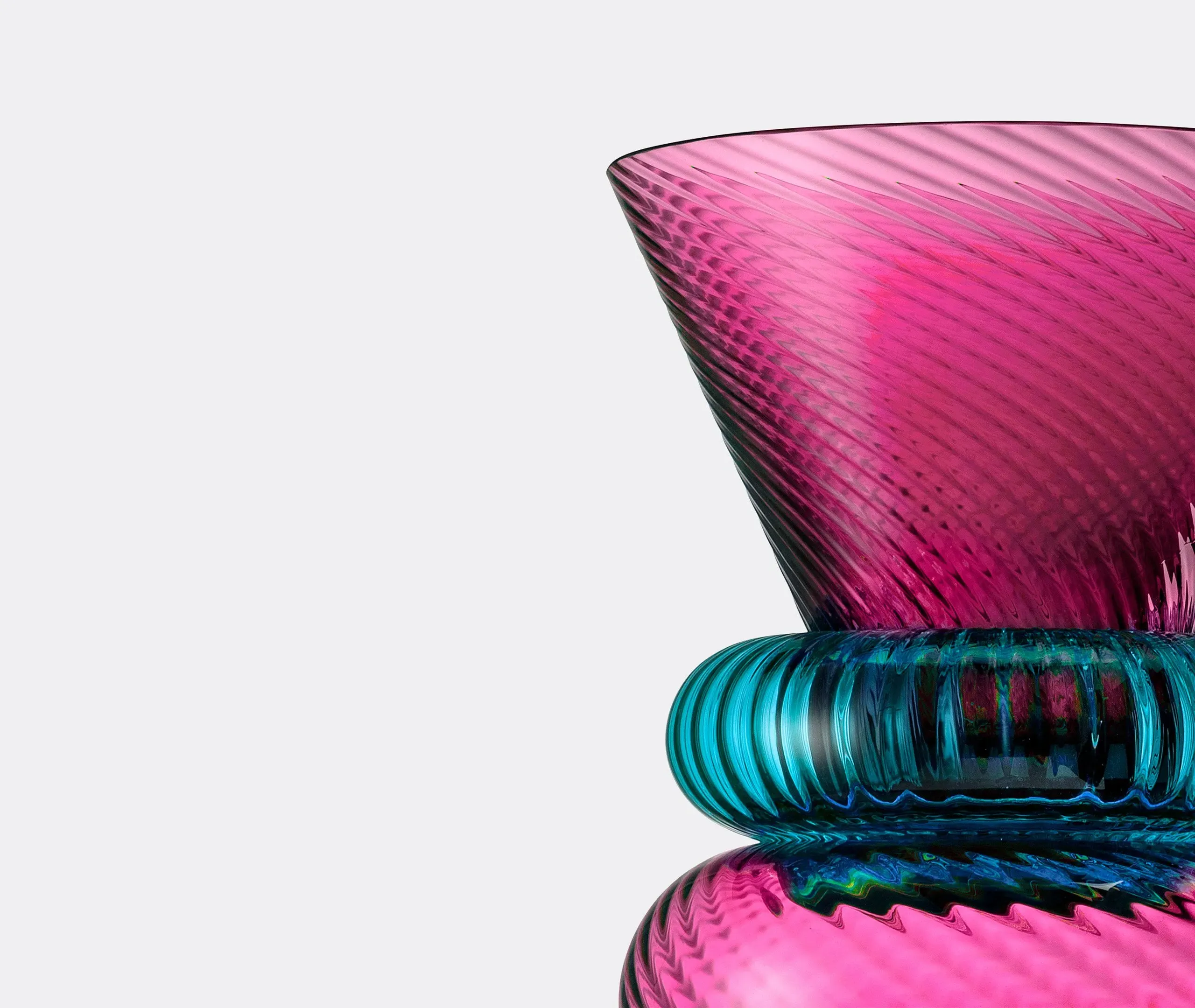 5-Piece Bowl Set Stackable - Multicolour, Glass