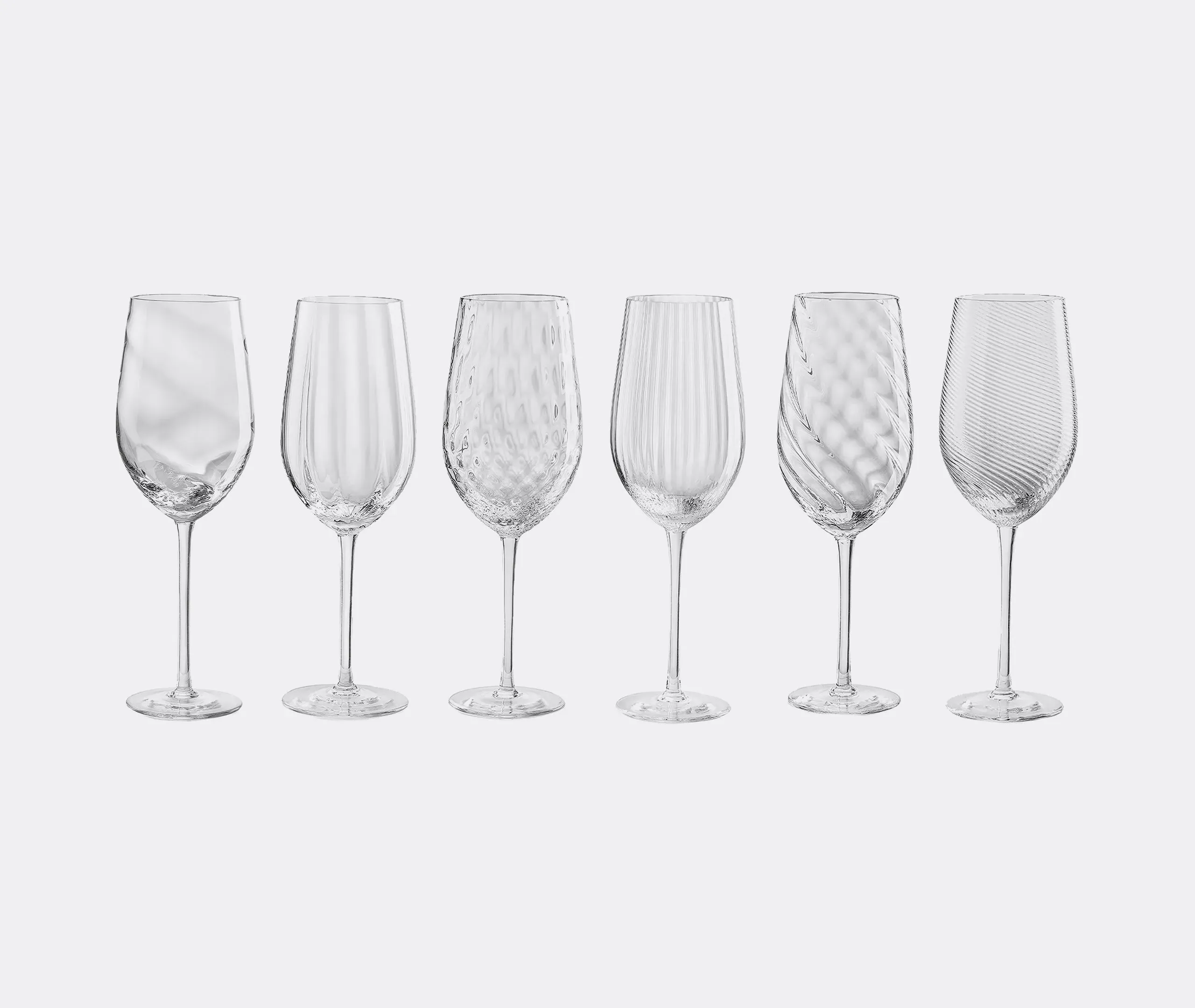 6-Piece Water Glass Set - Clear, Glass image