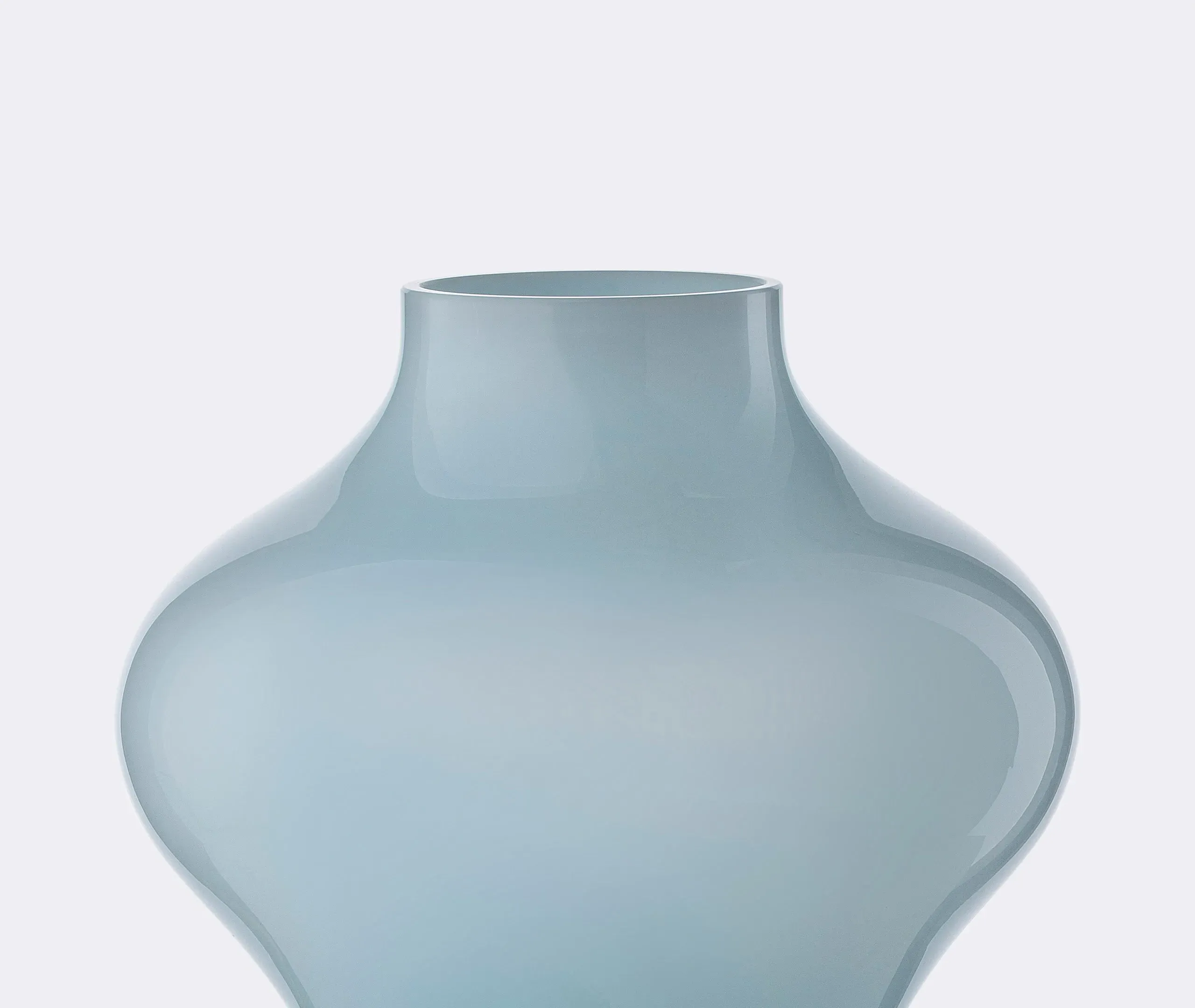 AS16 Vase - Opaline Sky Blue, Murano Glass