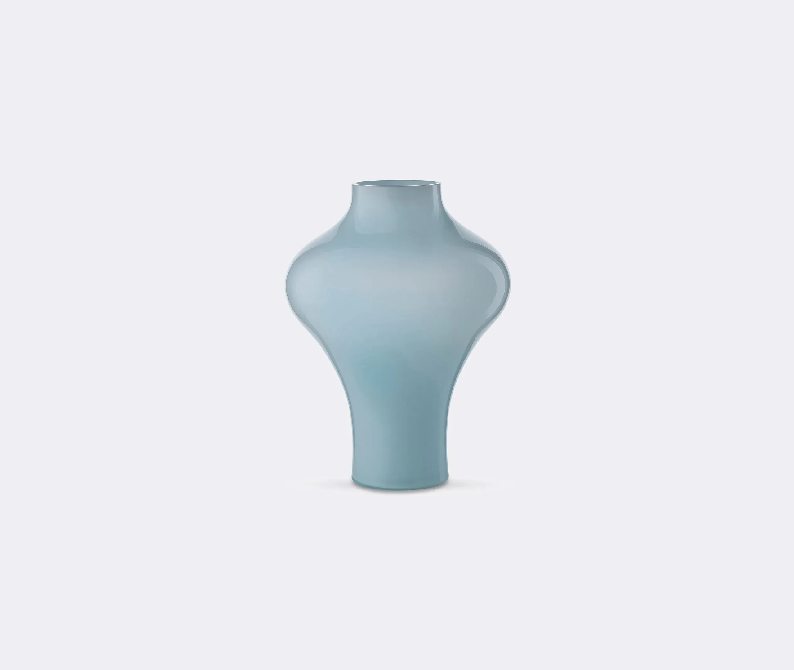 AS16 Vase - Opaline Sky Blue, Murano Glass
