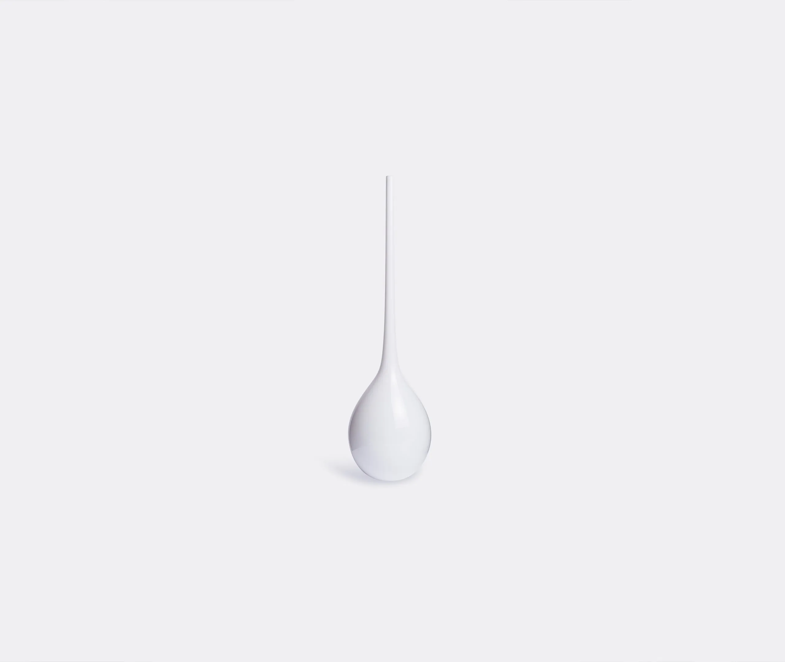 Bolla Vase - White, Glass