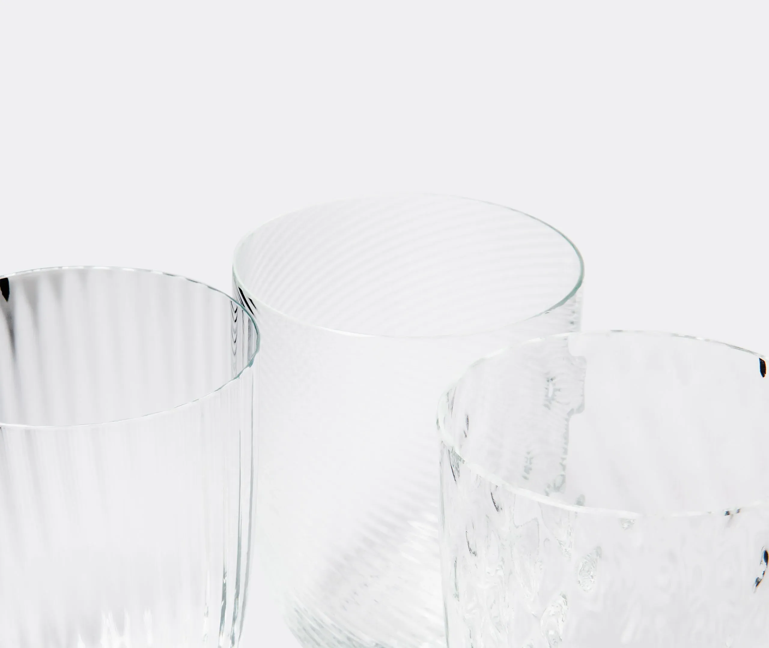 Idra Water Glass Set of Six - Transparent