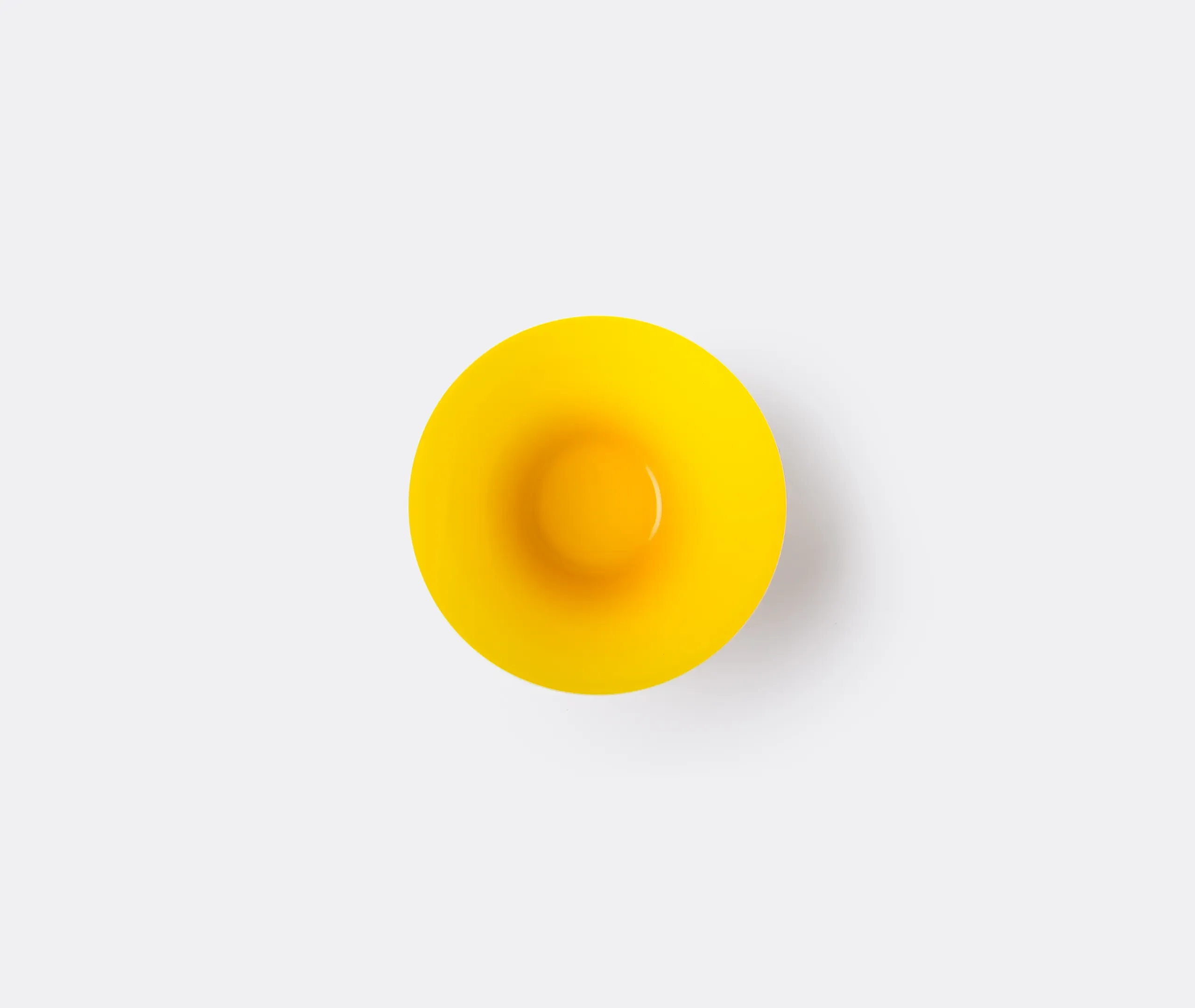 Lidia Small Bowl - Yellow, White Glass alternate view