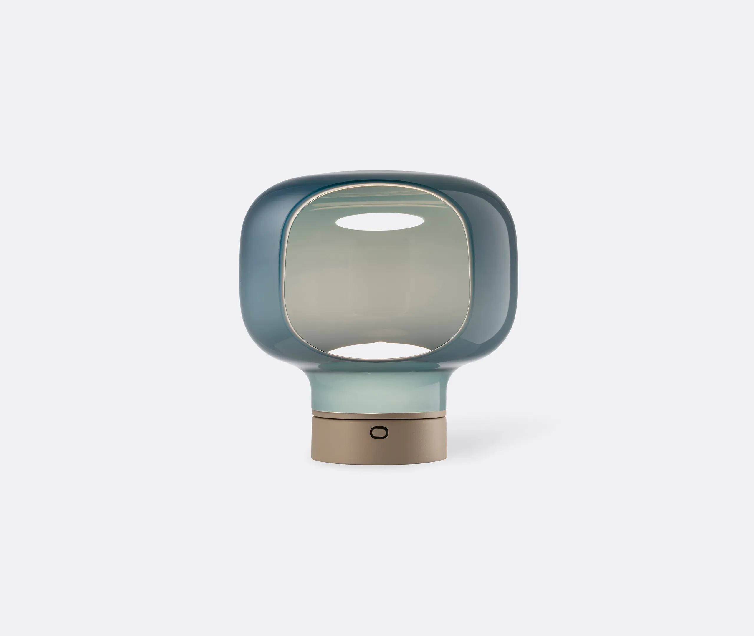 Mini Technicolor Table Lamp - Avio Blue, Murano Glass product