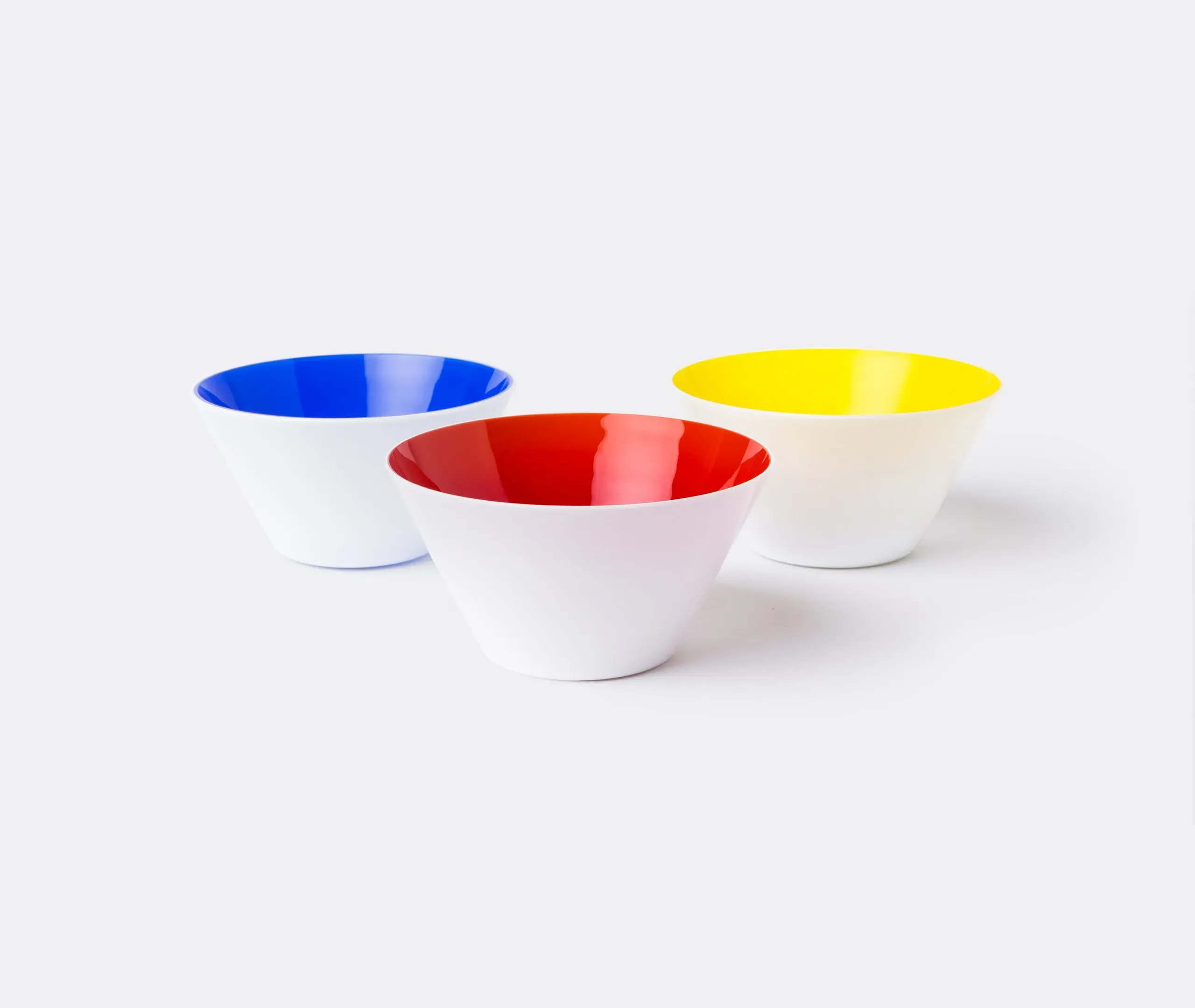Set of 6 Glass Bowls - Multicolour, Murano Glass