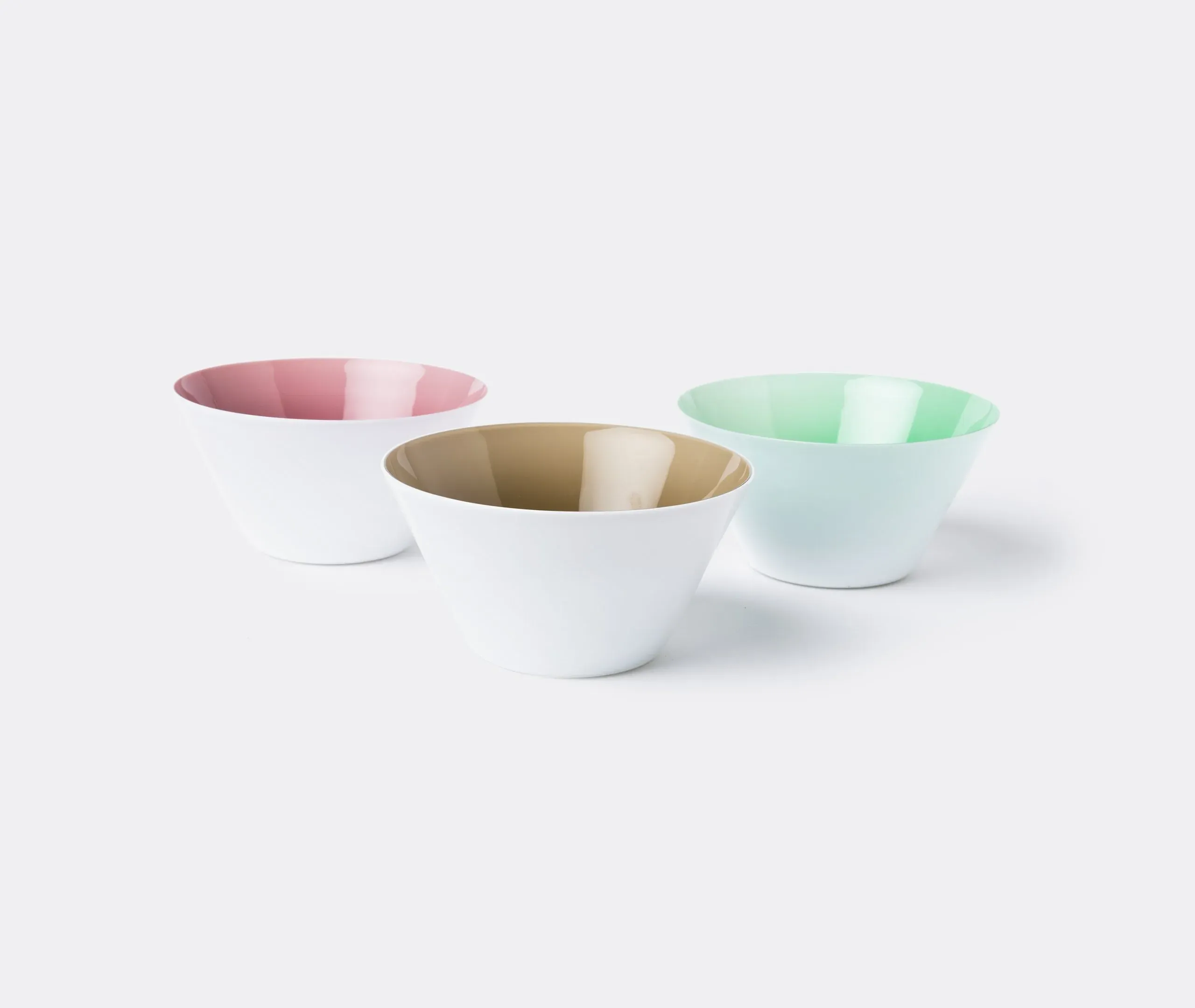 Set of 6 Glass Bowls - Multicolour, Murano Glass