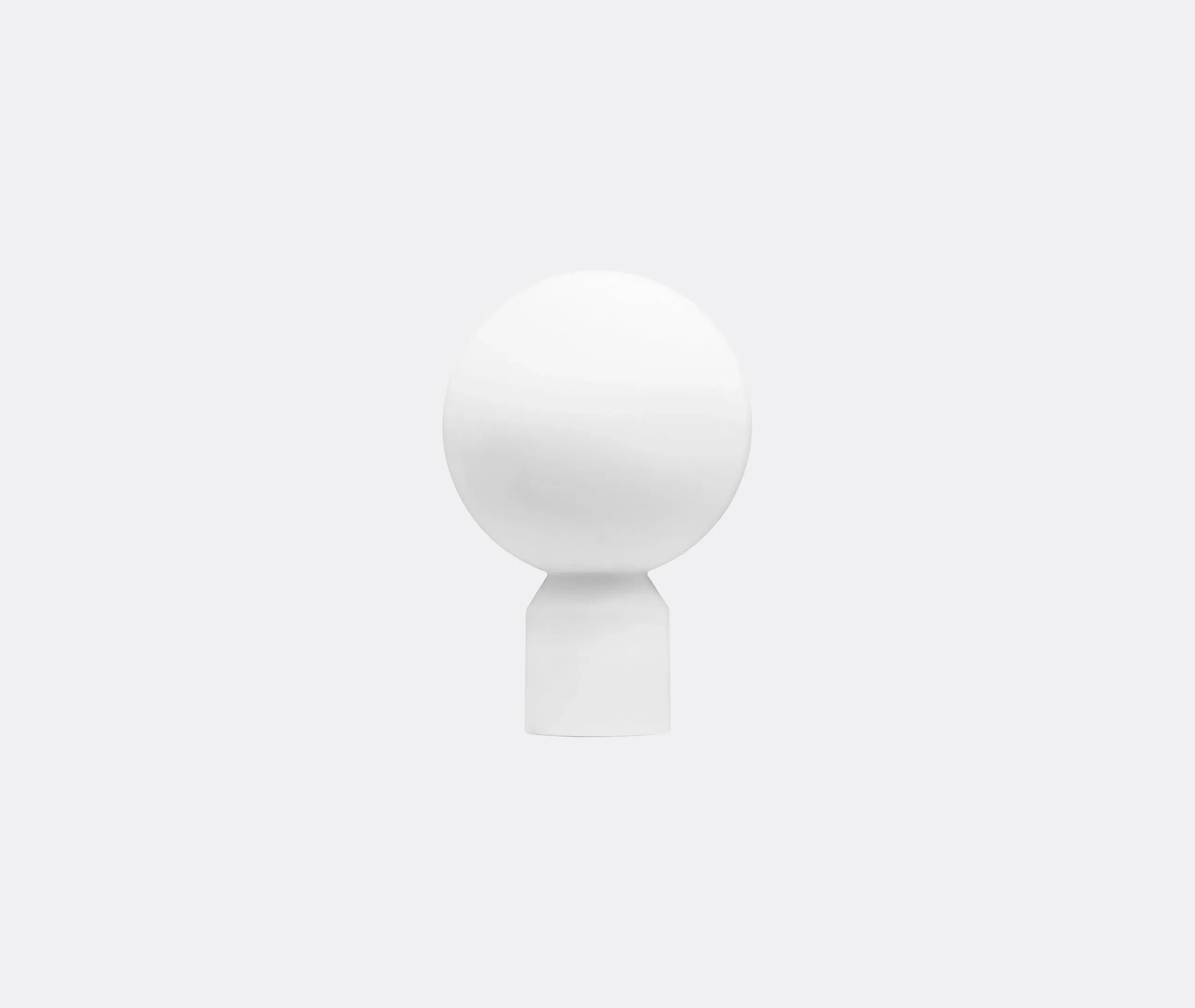 Large Table Lamp with Battery Power - White