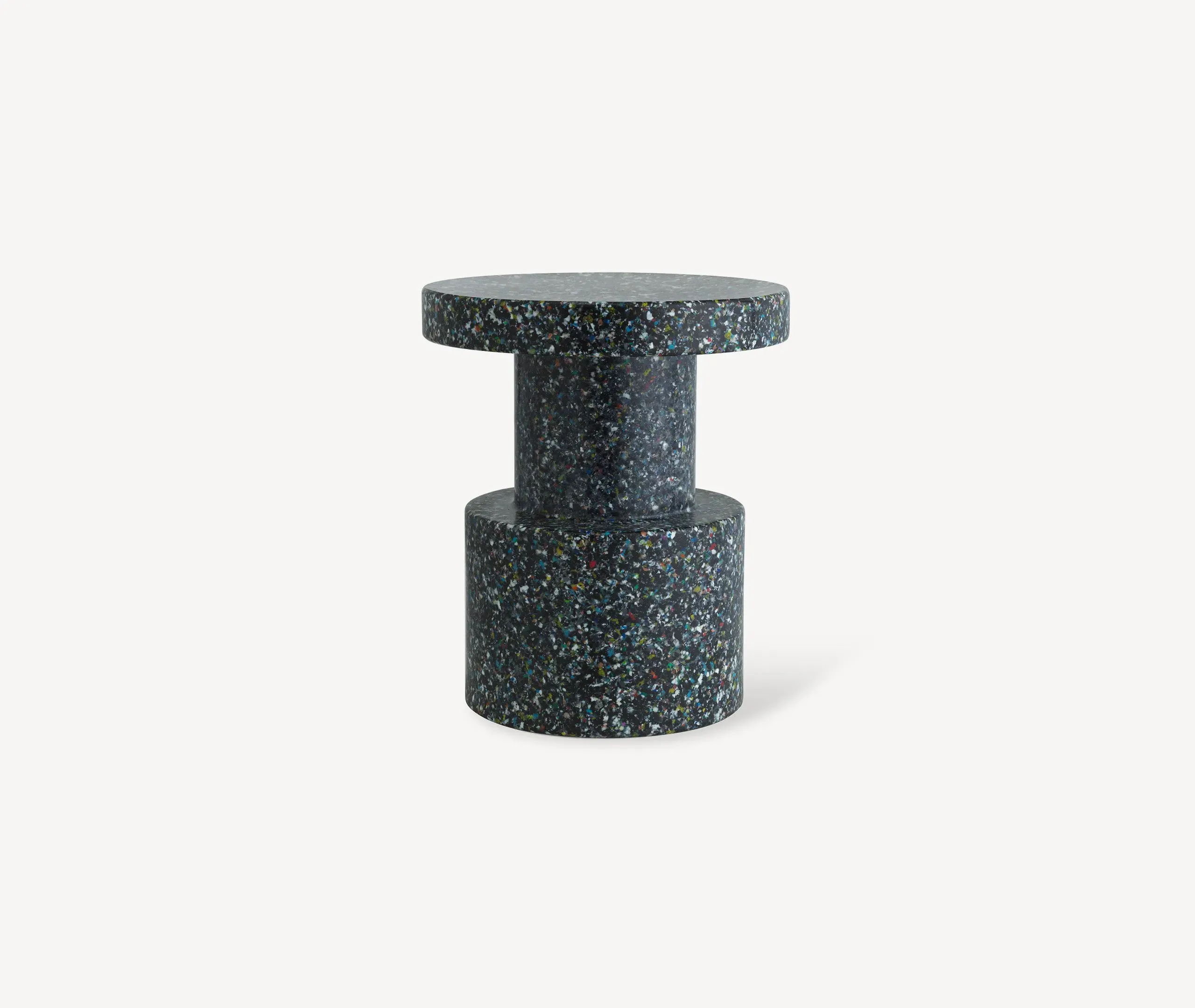 Low Stool - Black Multi, Recycled Plastic image