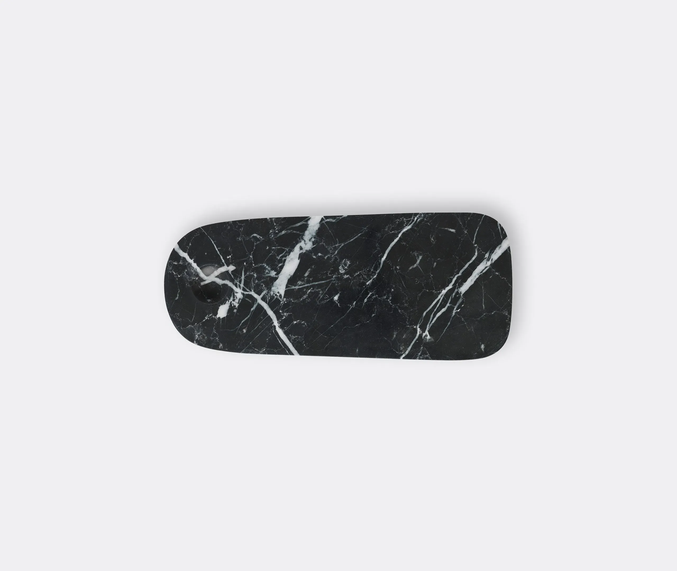Small Serving Board - Black, Marble image