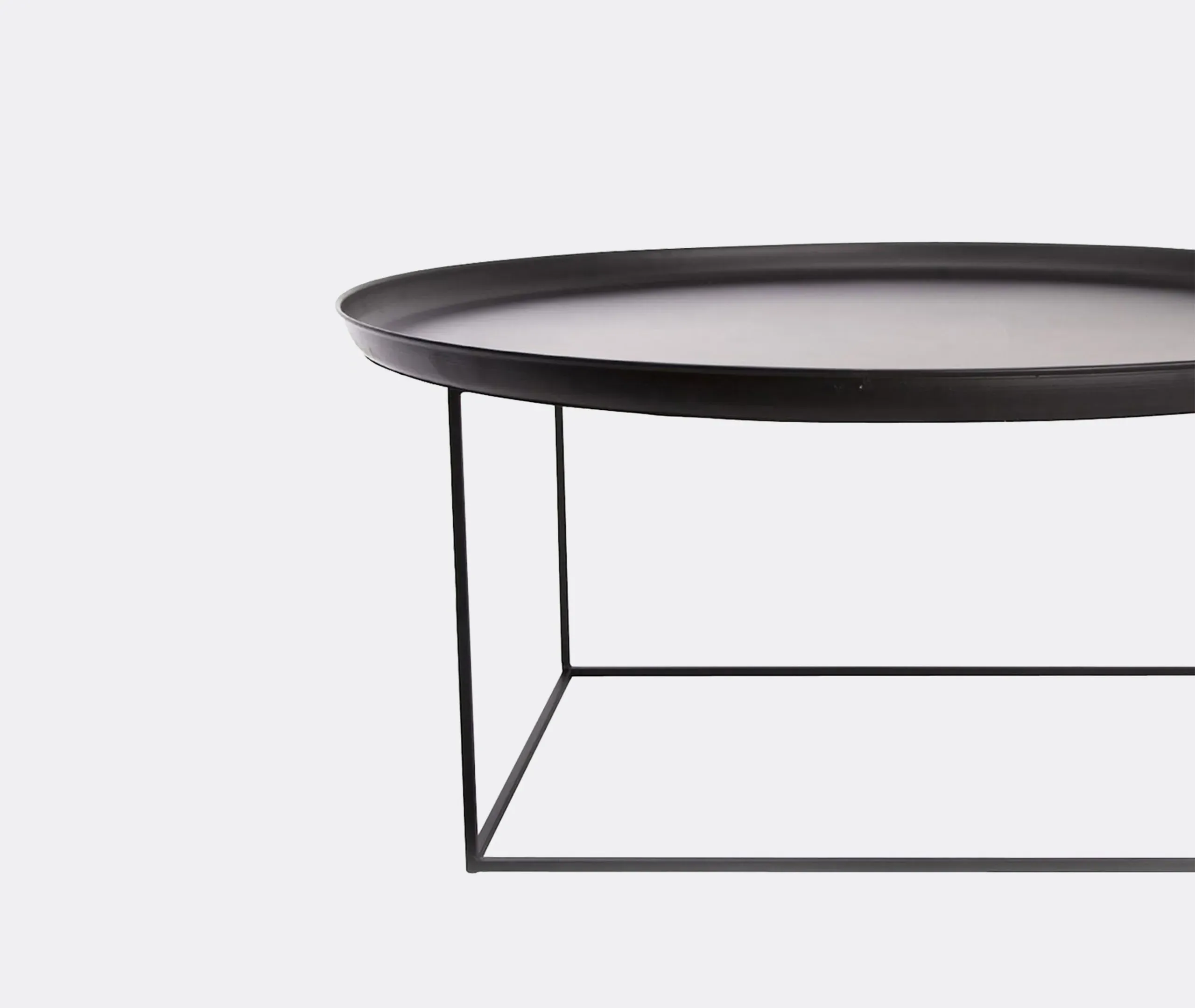 Duke Large Table with Adjustable Height - Black