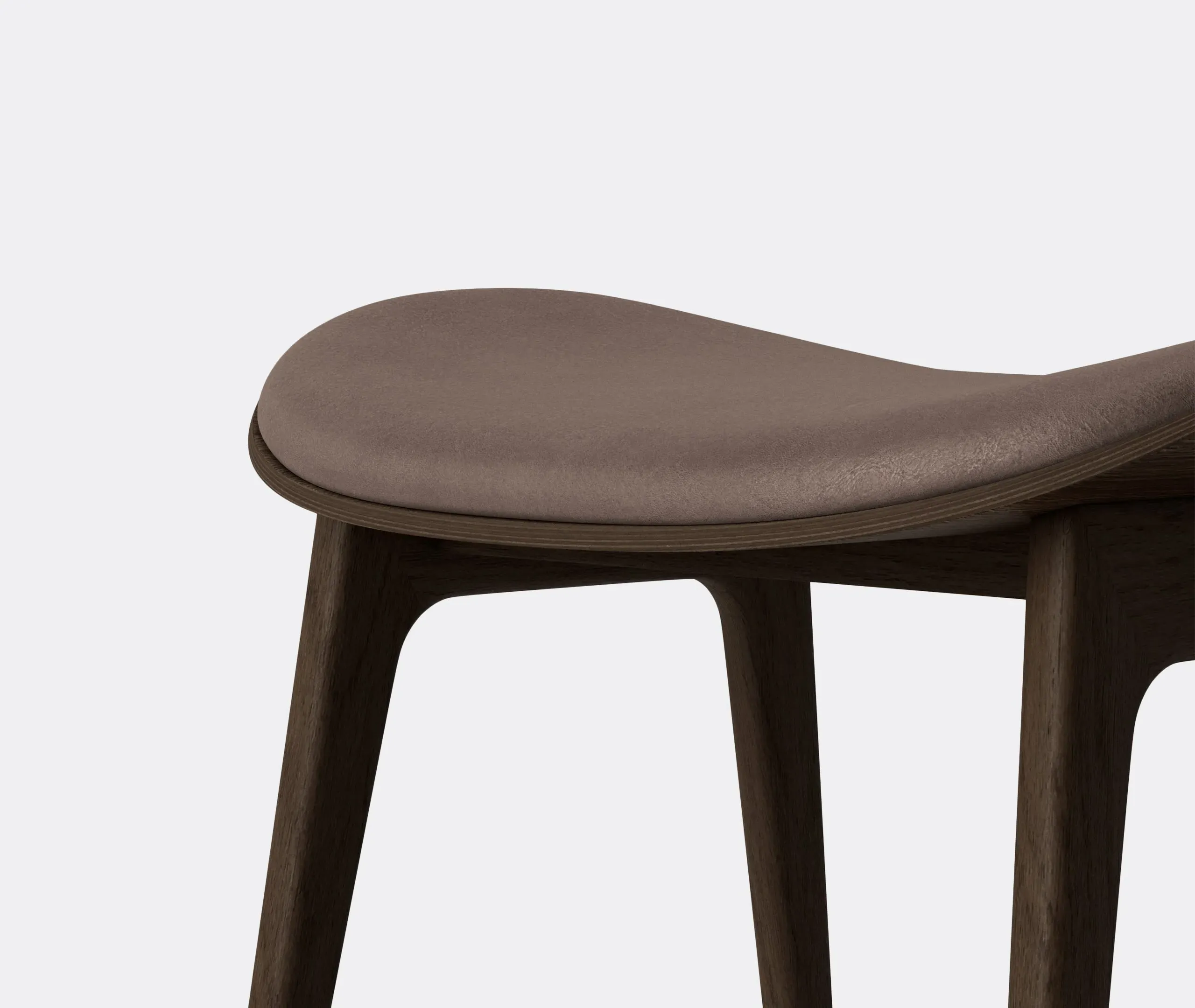 Elephant Stool - Brown, Oak Veneer