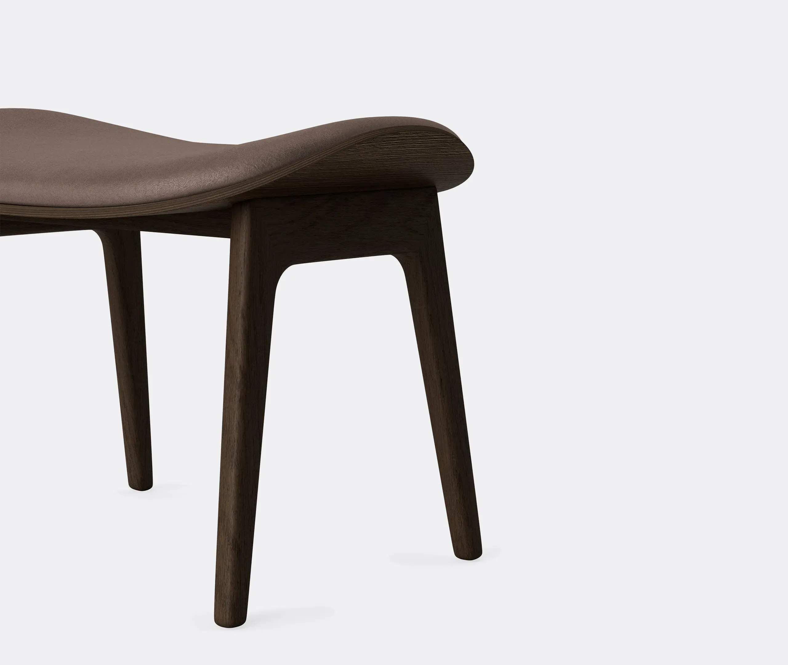 Elephant Stool - Brown, Oak Veneer