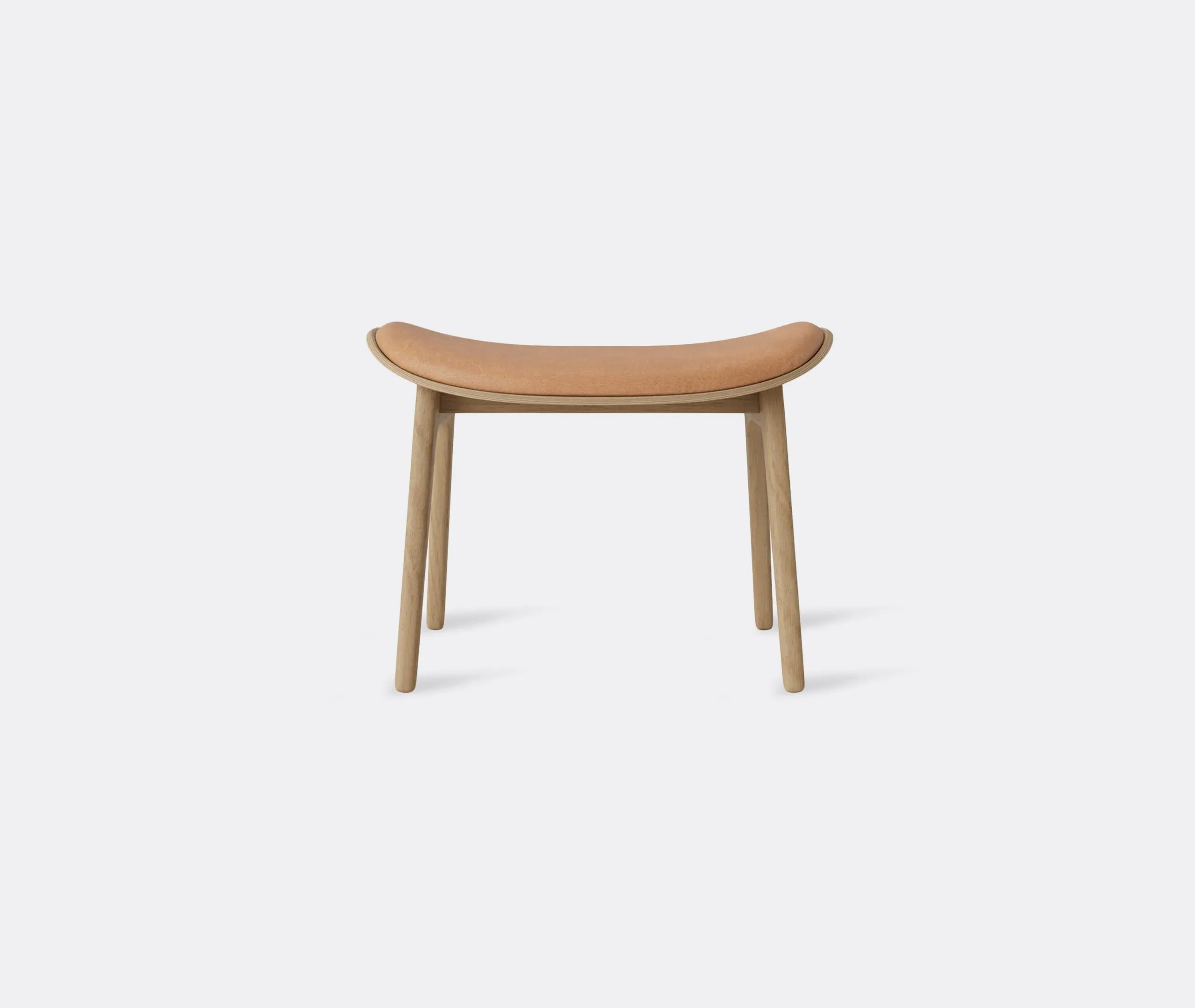 Elephant Stool - Light Brown, Oak Veneer