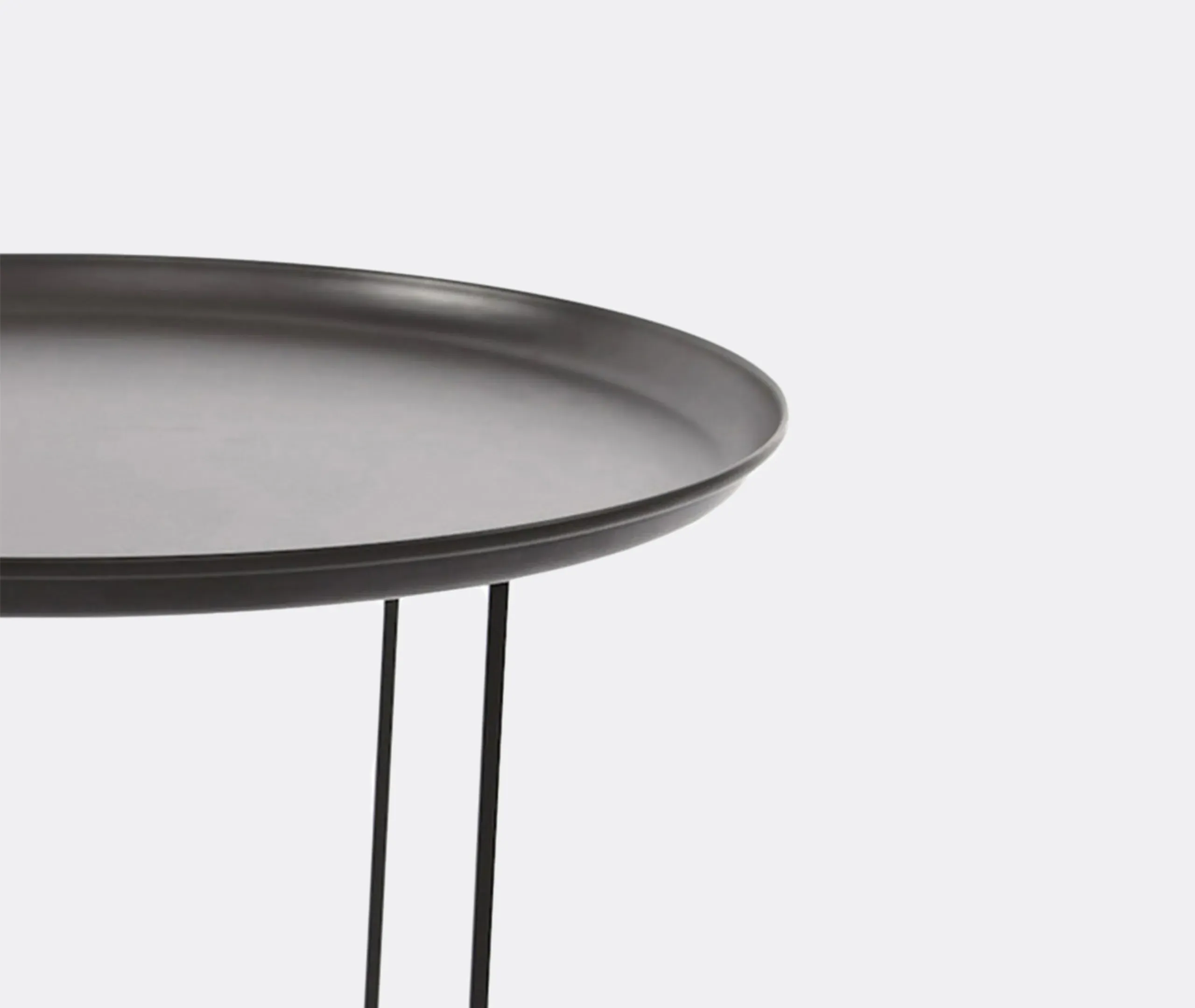Medium Duke Table with Adjustable Base - Black