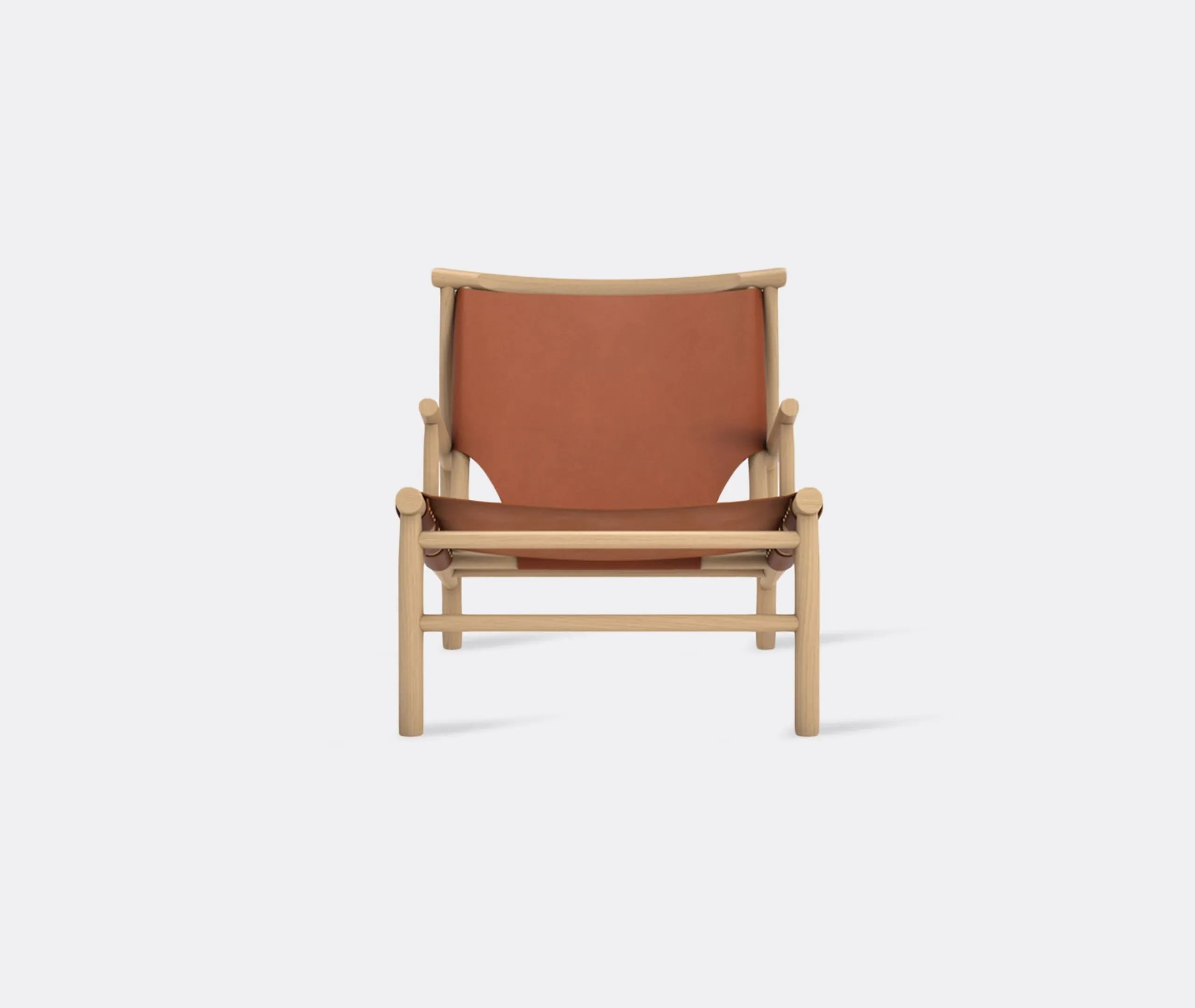 Samourai Chair with Leather Straps - Cognac image
