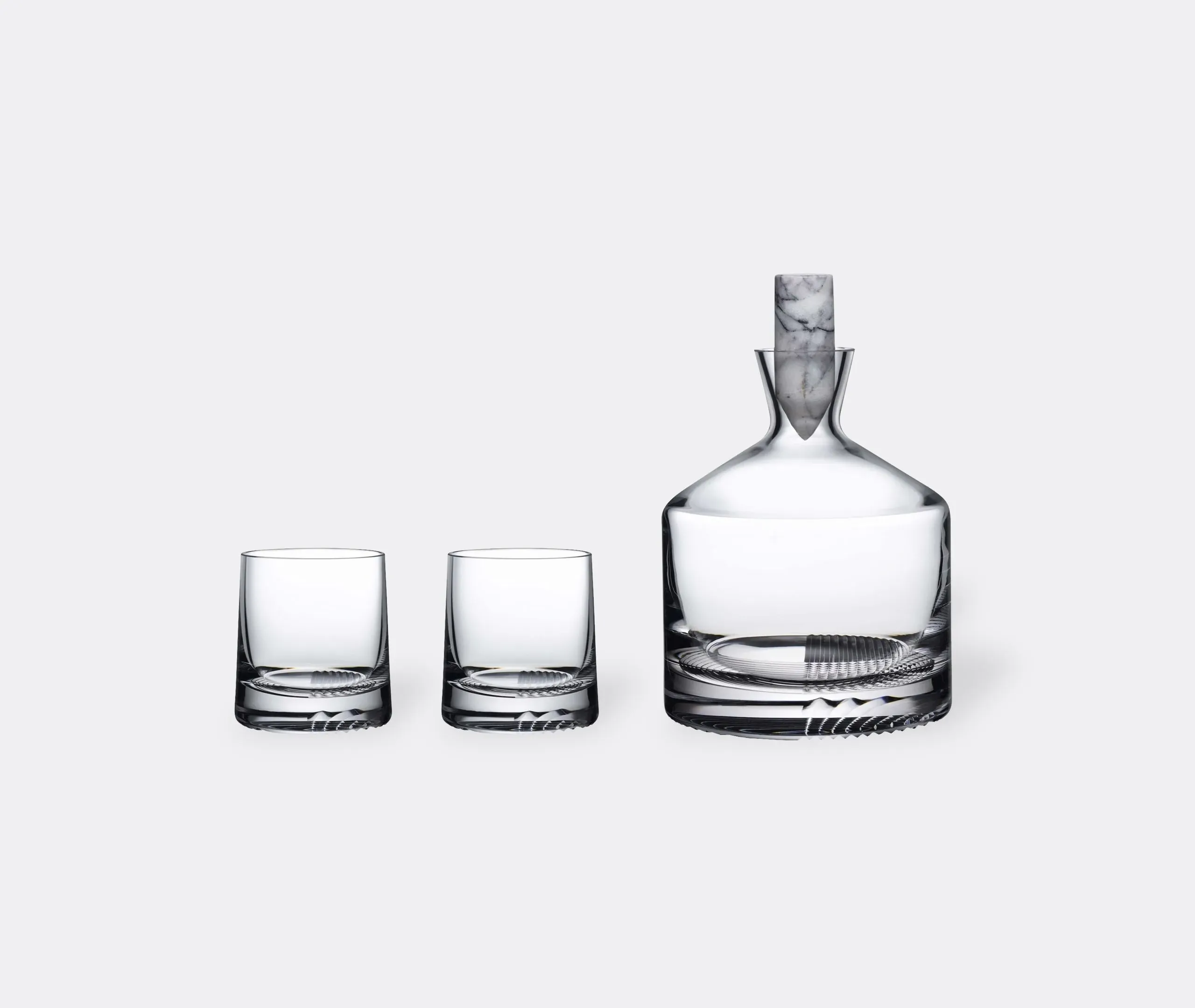 Alba Whiskey Gift Set - Clear, Crystal