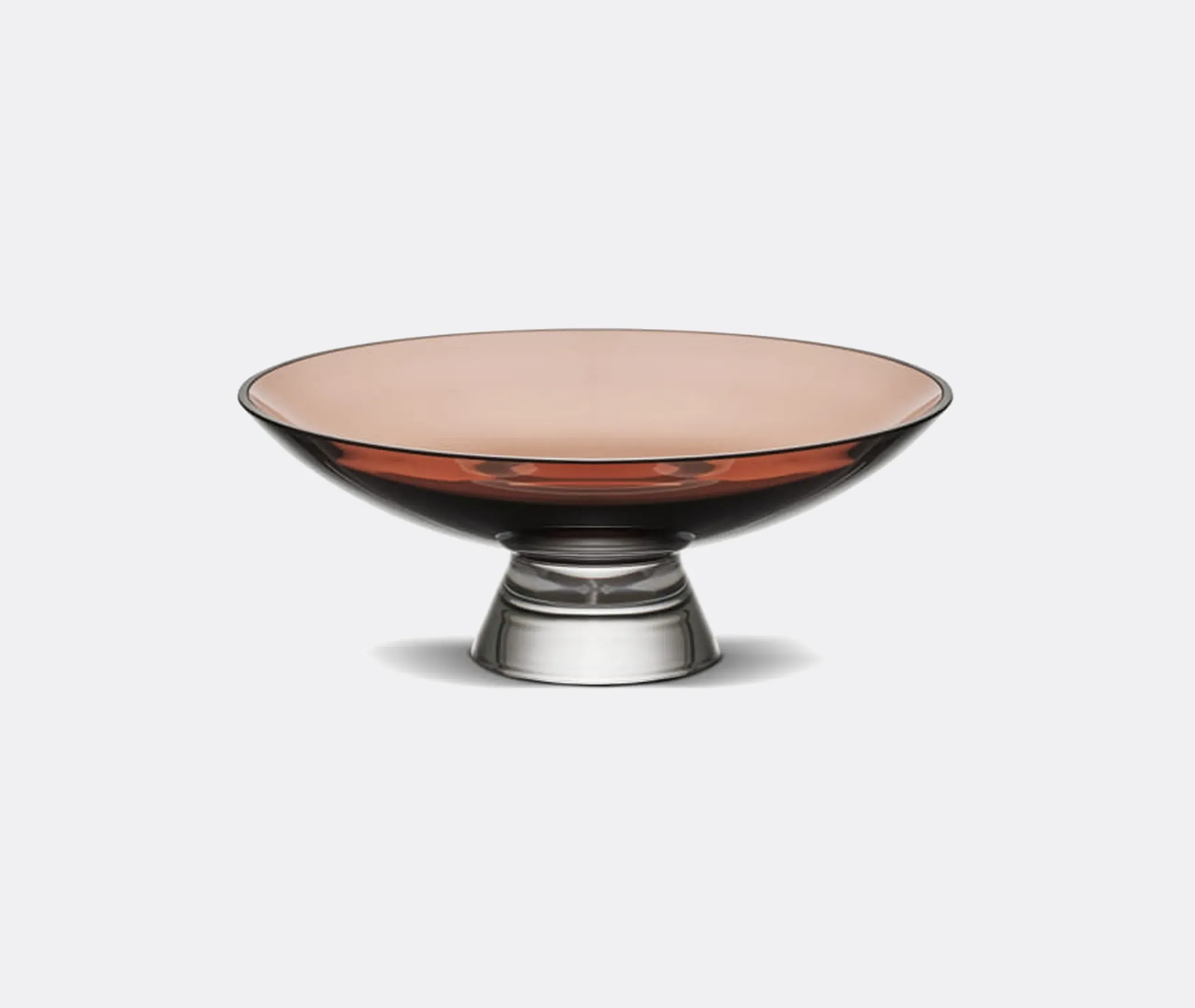 Large Decorative Bowl - Caramel, Crystal image
