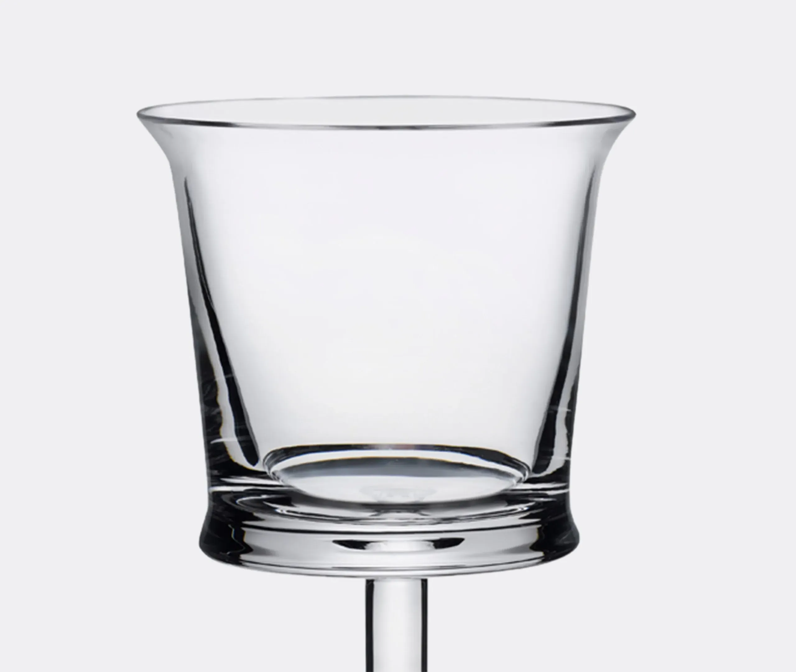 Set of 2 White Wine Glasses - Clear, Crystal