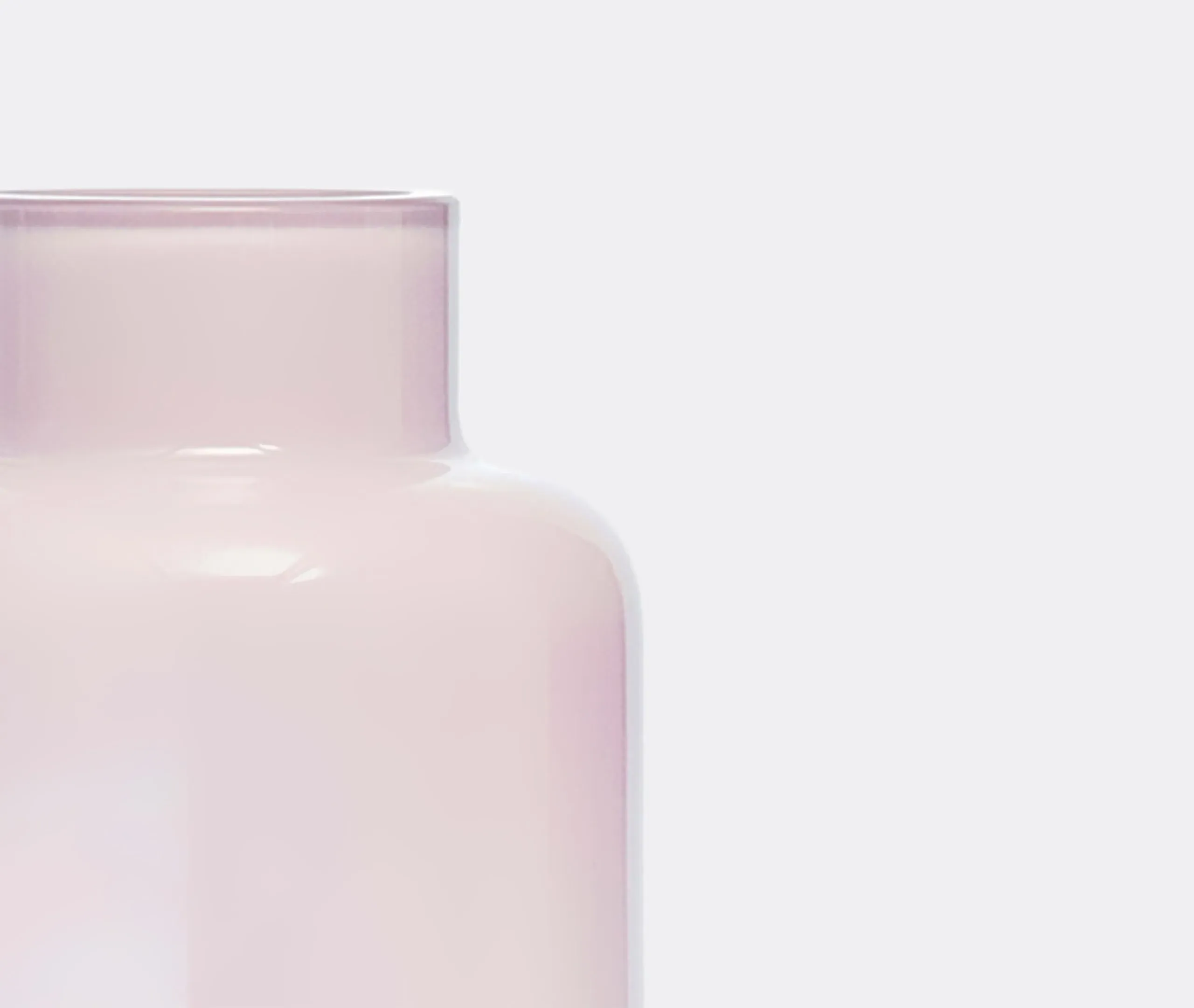 Small Magnolia Vase - Pink, Lead-Free Crystal