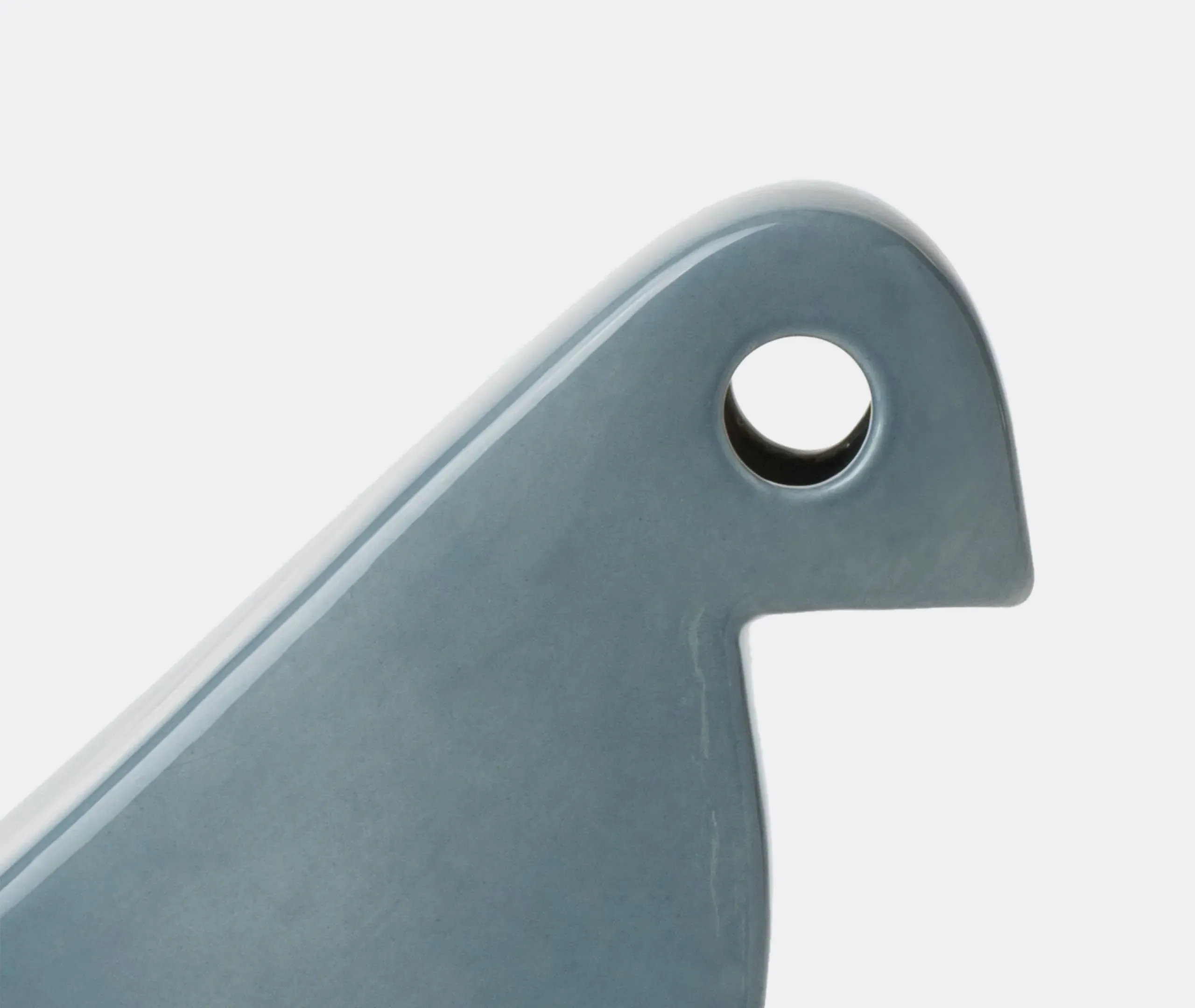 Bird Figure Decorative Object - Grey, Ceramic
