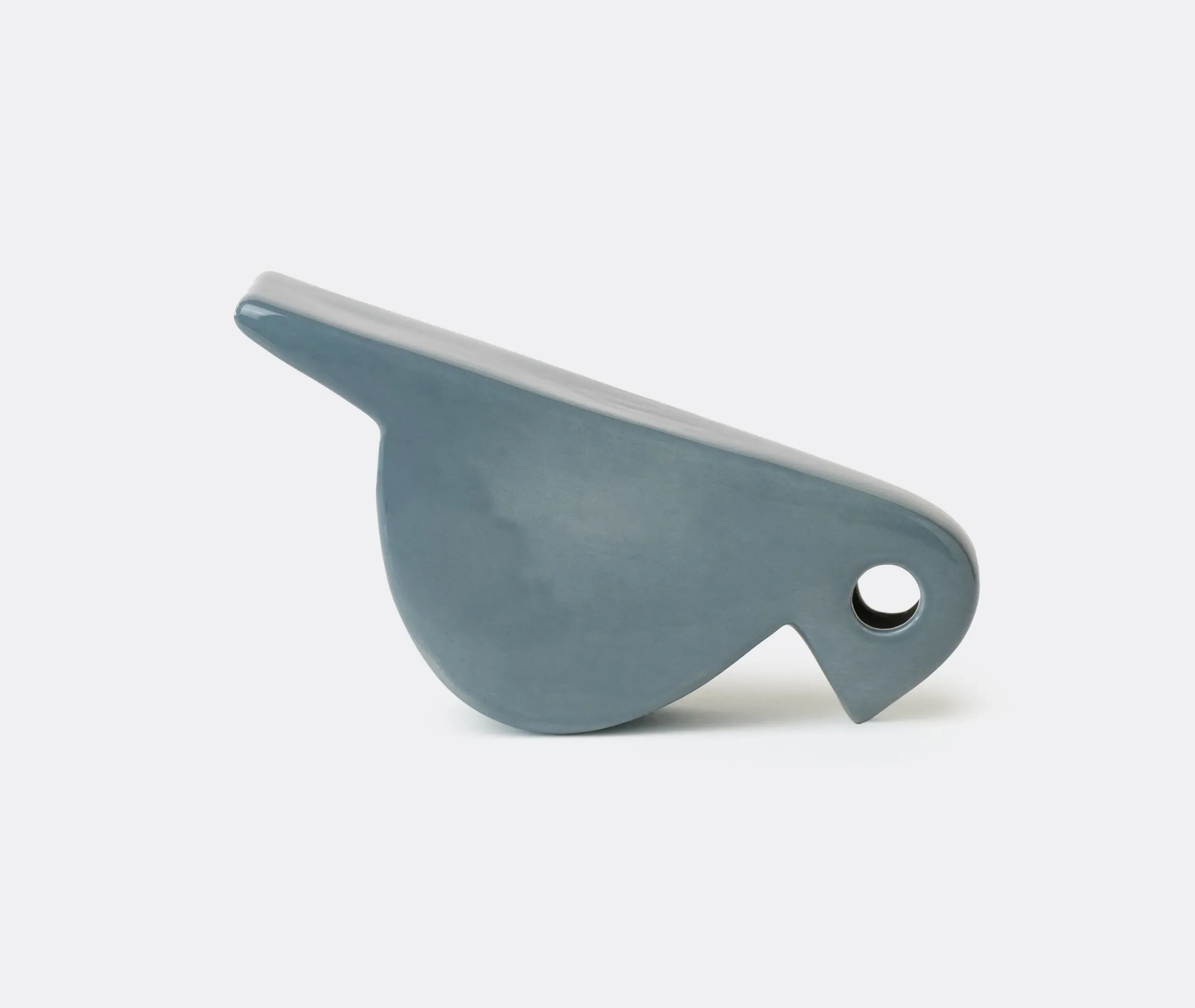 Bird Figure Decorative Object - Grey, Ceramic