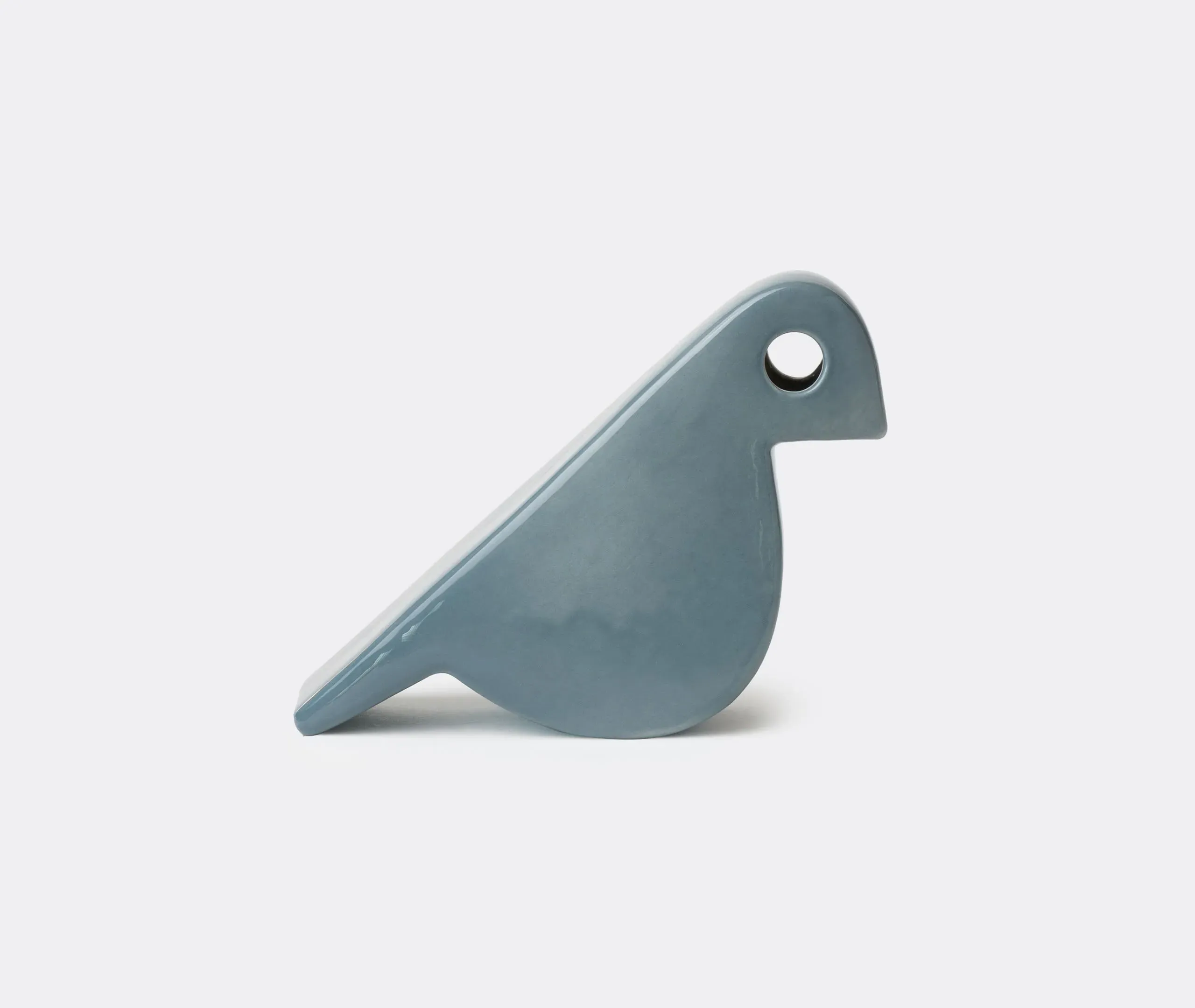 Bird Figure Decorative Object - Grey, Ceramic