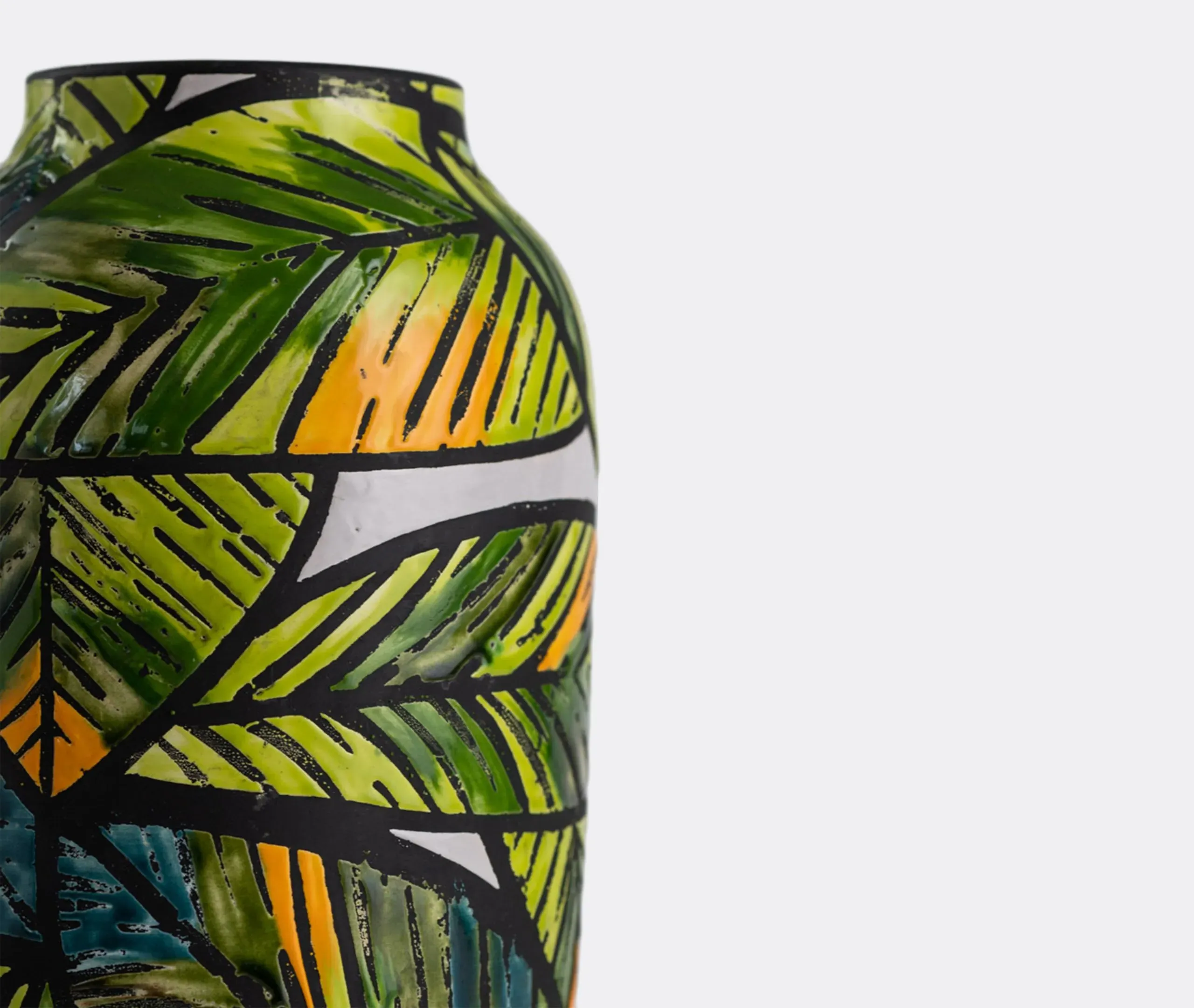 Tropical Vase - Multicolor, Ceramic