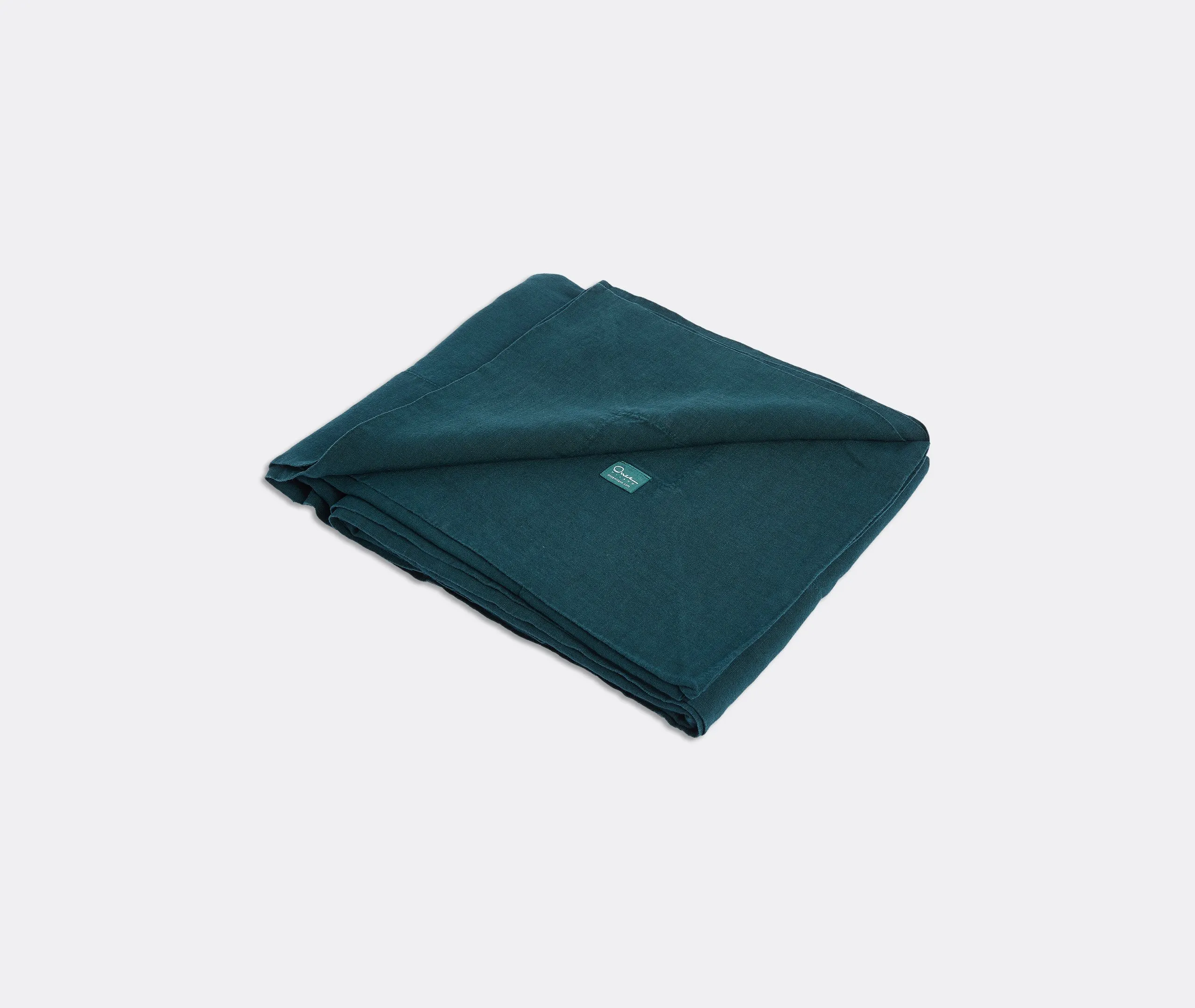 Large Tablecloth with Border - Forest, Linen