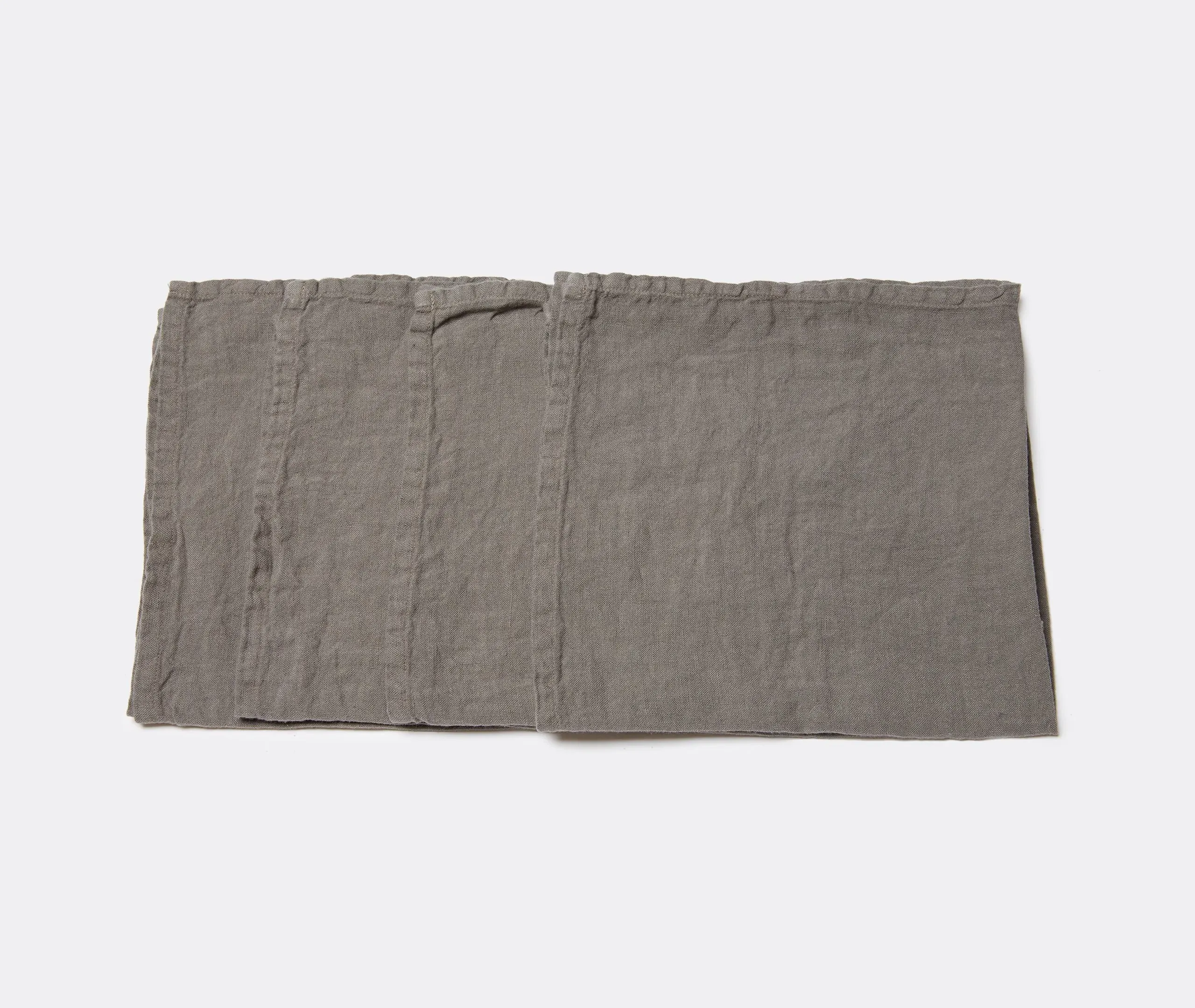 Napkins Set of Four - Charcoal, Linen
